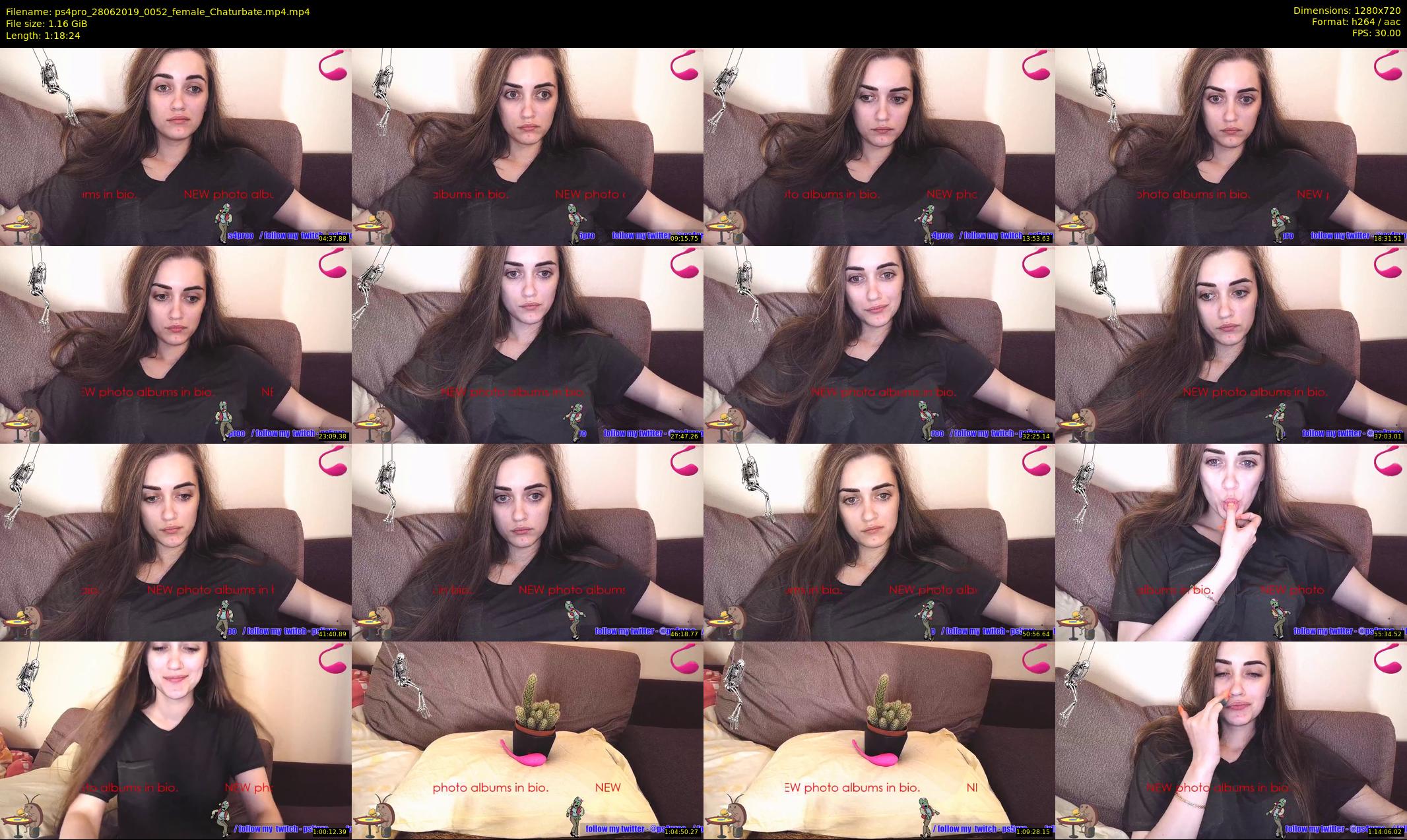ps4pro — 79 minute Chaturbate female cam show recording, 720p, Jun 28, 2019
