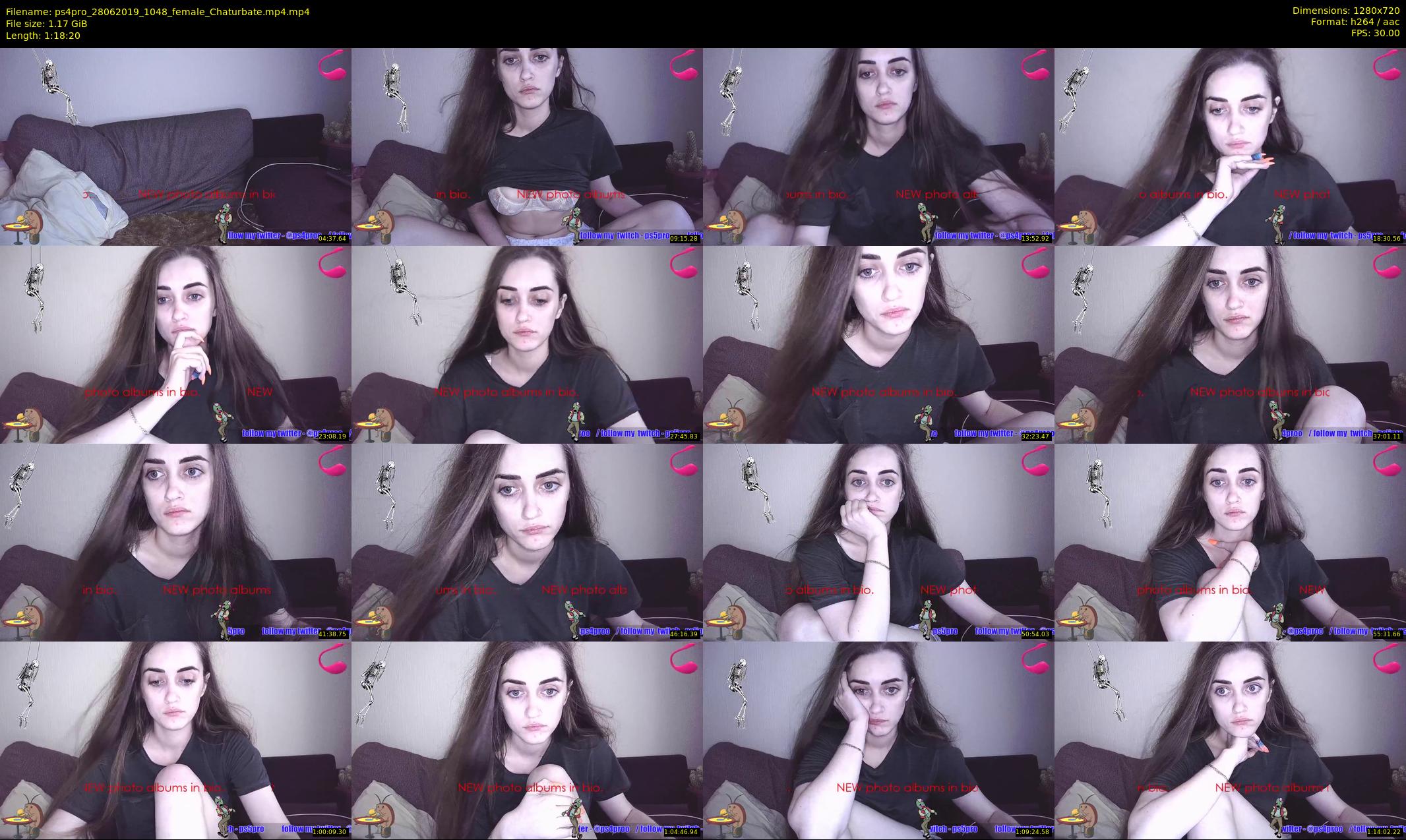 ps4pro — 79 minute Chaturbate female cam show recording, 720p, Jun 28, 2019