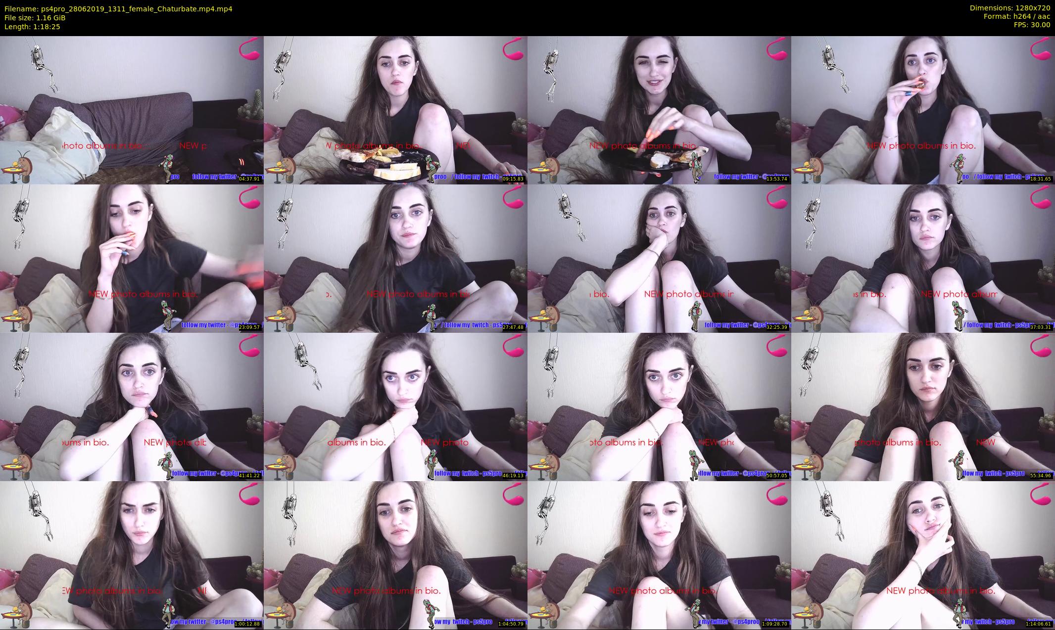 ps4pro — 79 minute Chaturbate female cam show recording, 720p, Jun 28, 2019