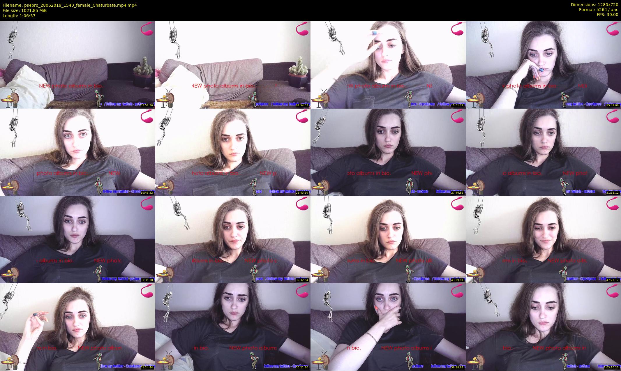 ps4pro — 67 minute Chaturbate female cam show recording, 720p, Jun 28, 2019