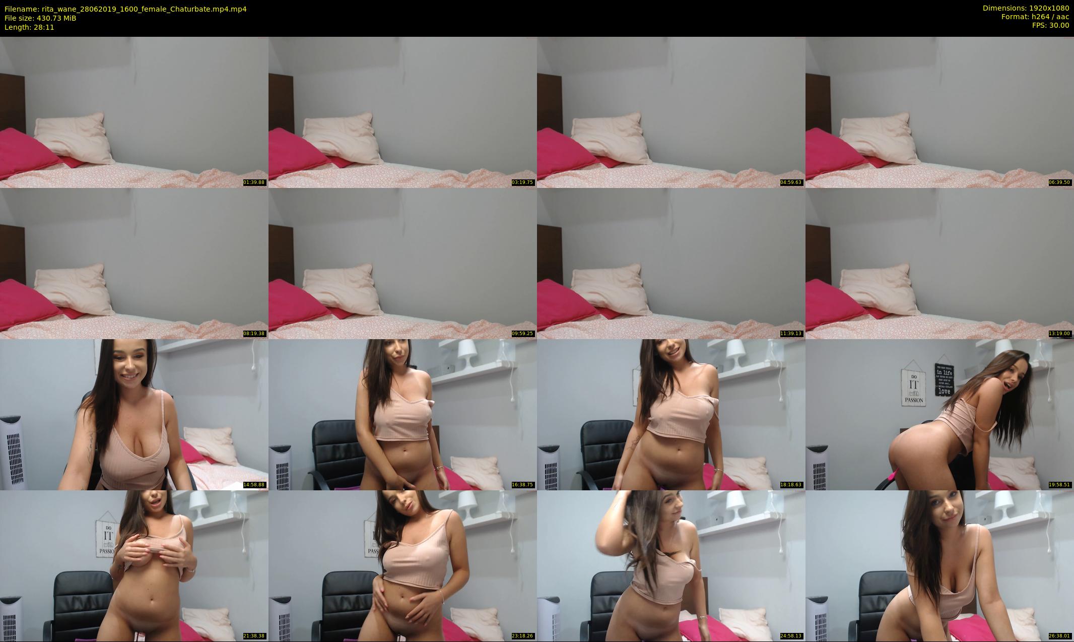rita_wane — 29 minute Chaturbate female cam show recording, 1080p, Jun 28, 2019