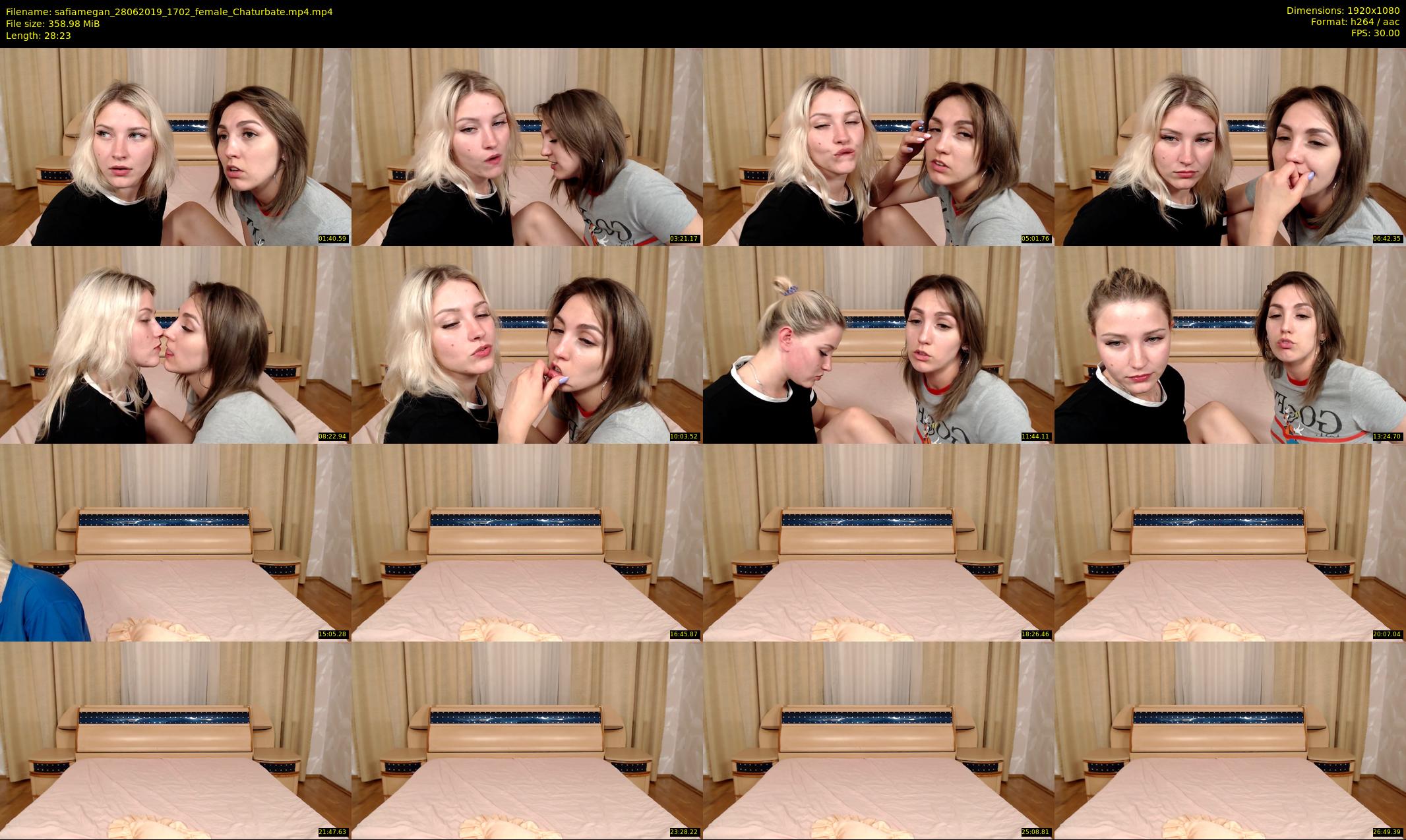 safiamegan — 29 minute Chaturbate couple cam show recording, 1080p, Jun 28, 2019