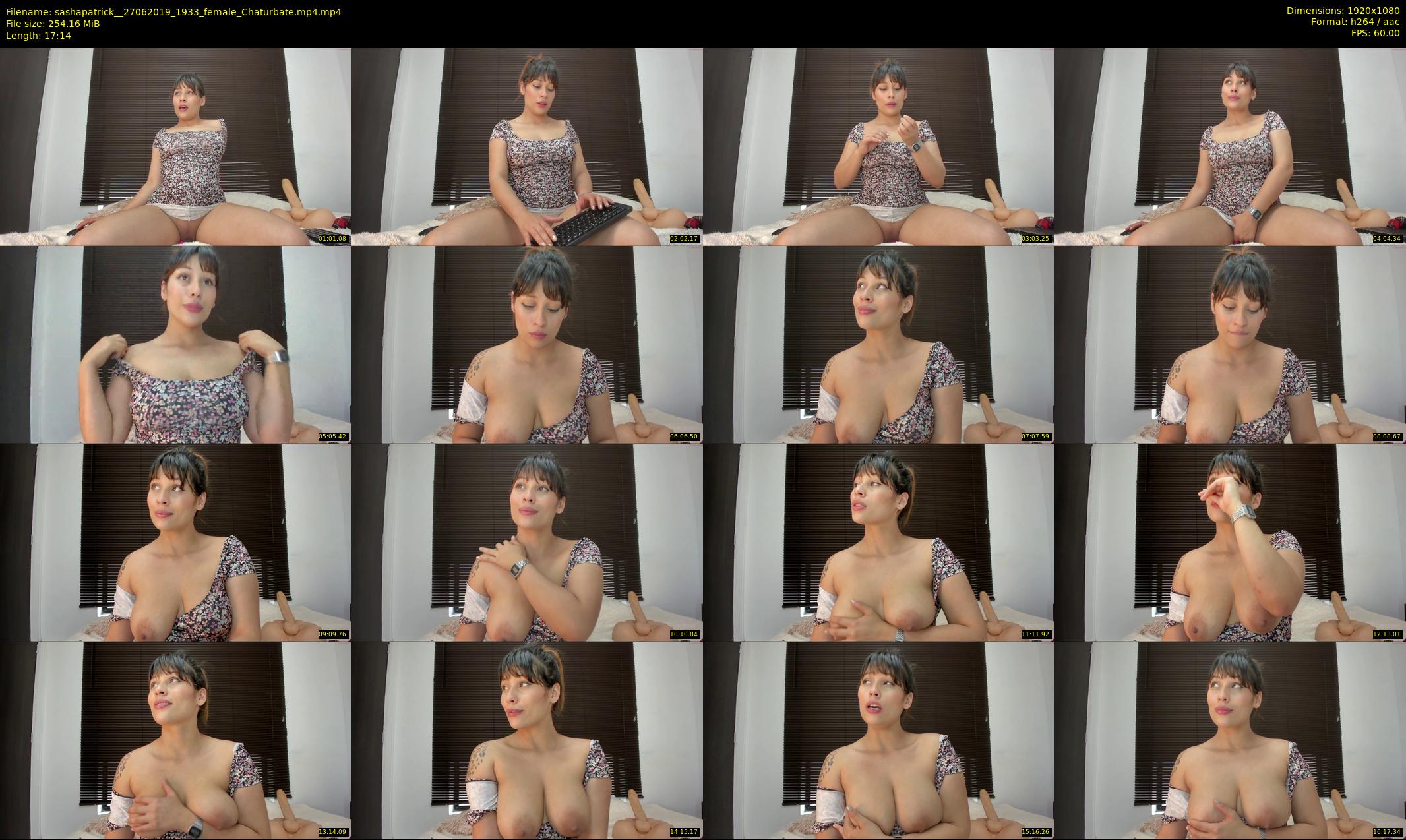 sashapatrick_ — 18 minute Chaturbate female cam show recording, 1080p, Jun 27, 2019