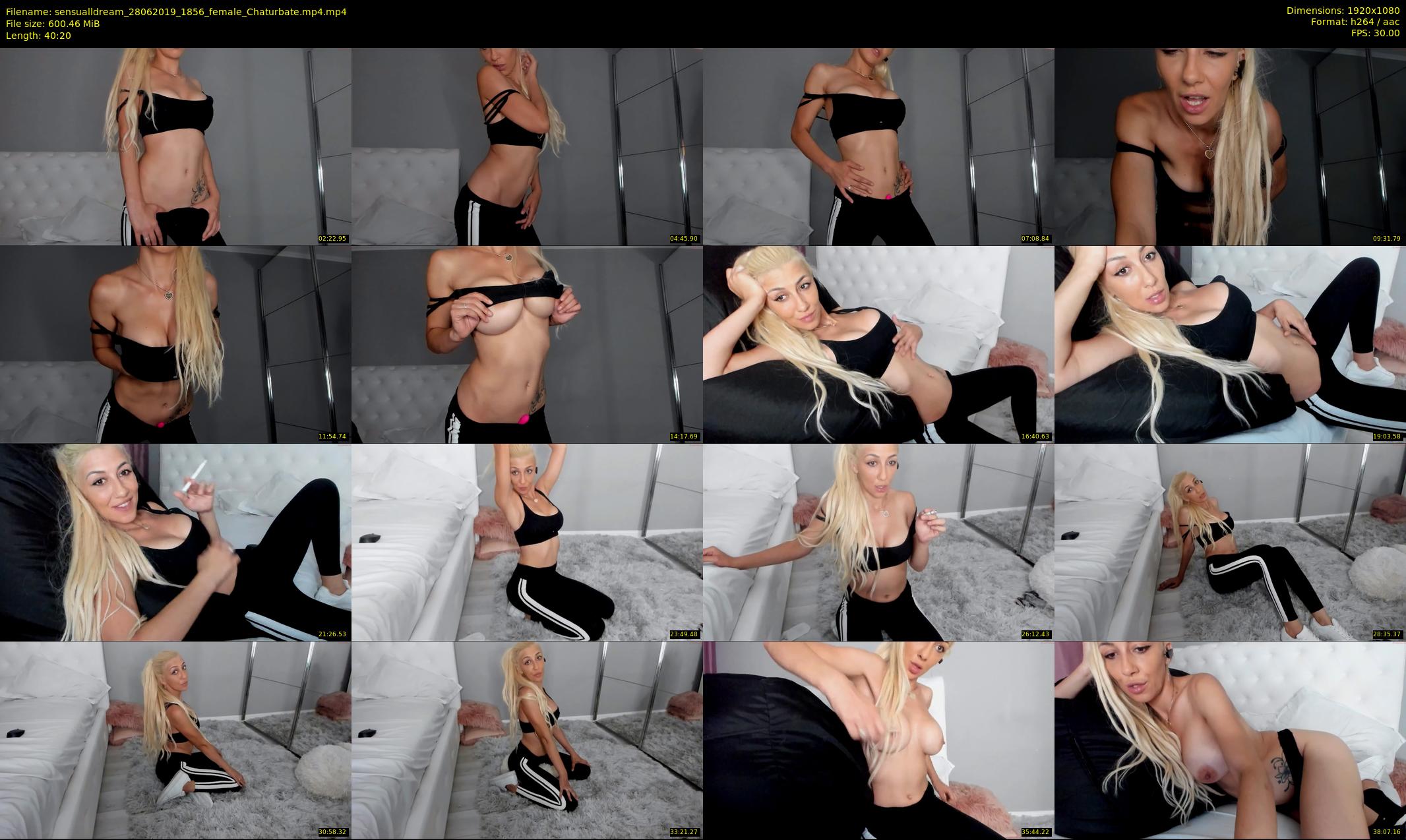 sensualldream — 41 minute Chaturbate female cam show recording, 1080p, Jun 28, 2019