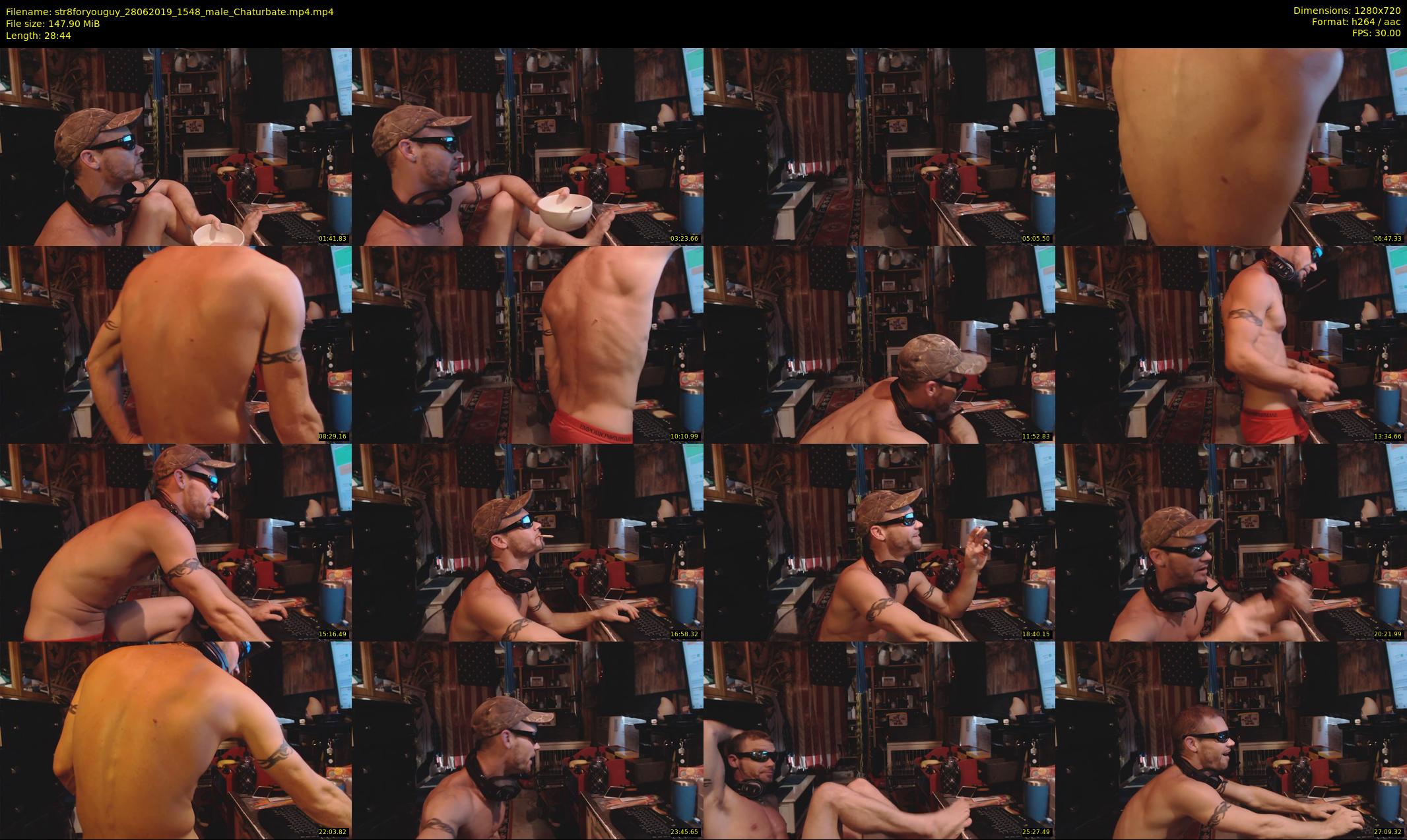 str8foryouguy — 29 minute Chaturbate male cam show recording, 720p, Jun 28, 2019