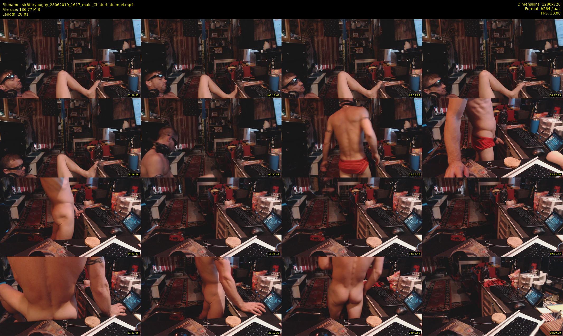 str8foryouguy — 29 minute Chaturbate male cam show recording, 720p, Jun 28, 2019