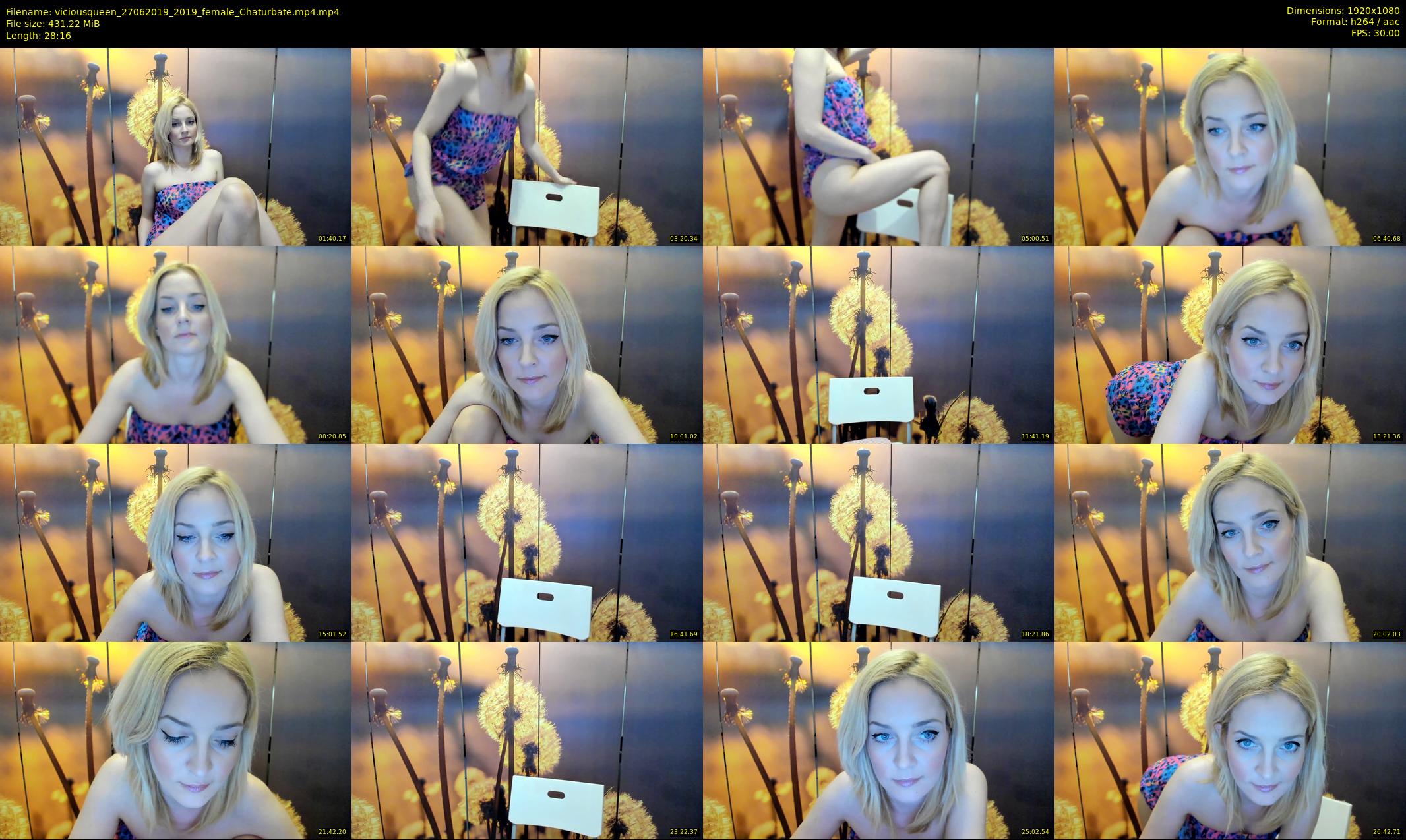 viciousqueen — 29 minute Chaturbate female cam show recording, 1080p, Jun 27, 2019