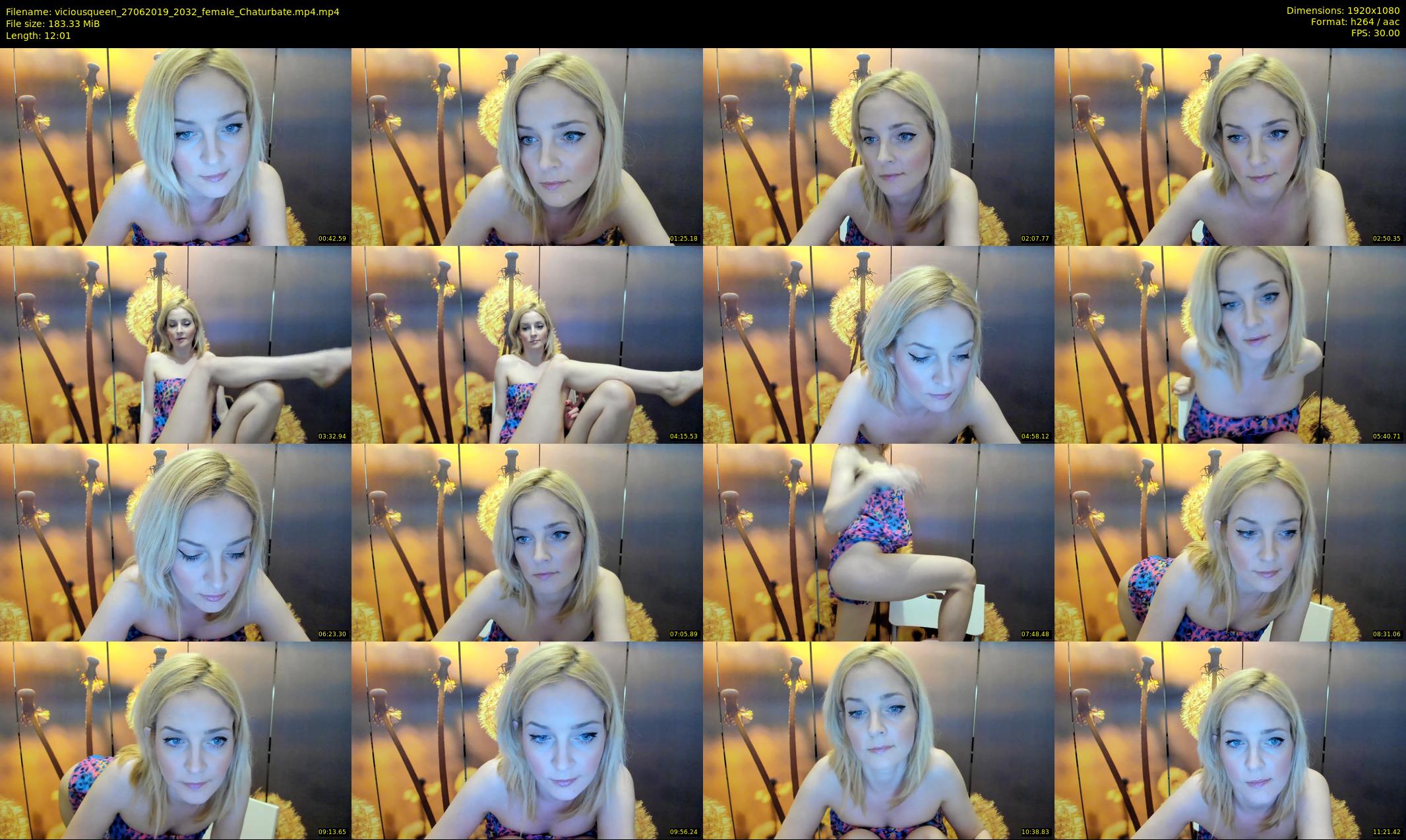 viciousqueen — 13 minute Chaturbate female cam show recording, 1080p, Jun 27, 2019