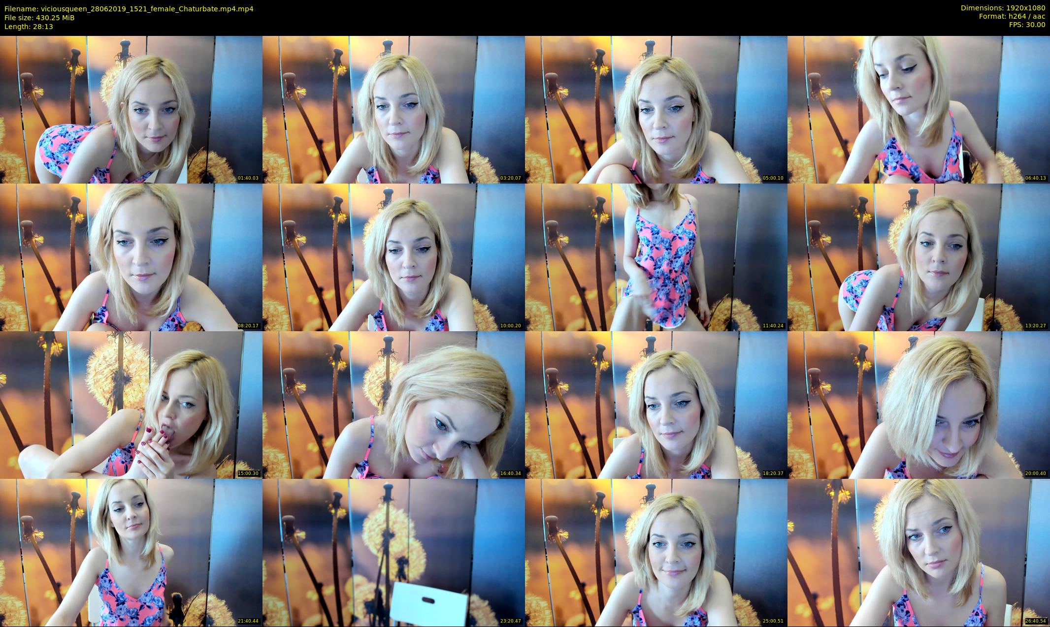 viciousqueen — 29 minute Chaturbate female cam show recording, 1080p, Jun 28, 2019