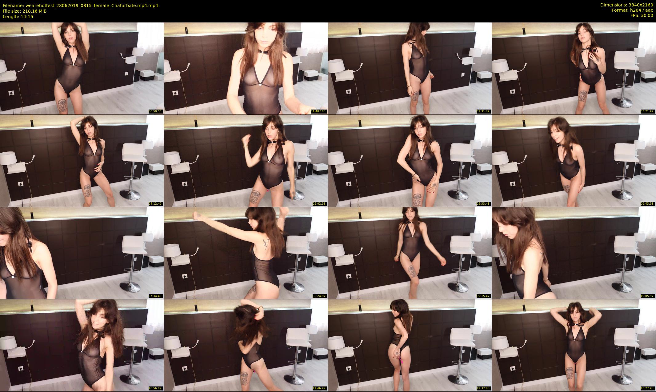 wearehottest — 15 minute Chaturbate couple cam show recording, 4K, Jun 28, 2019