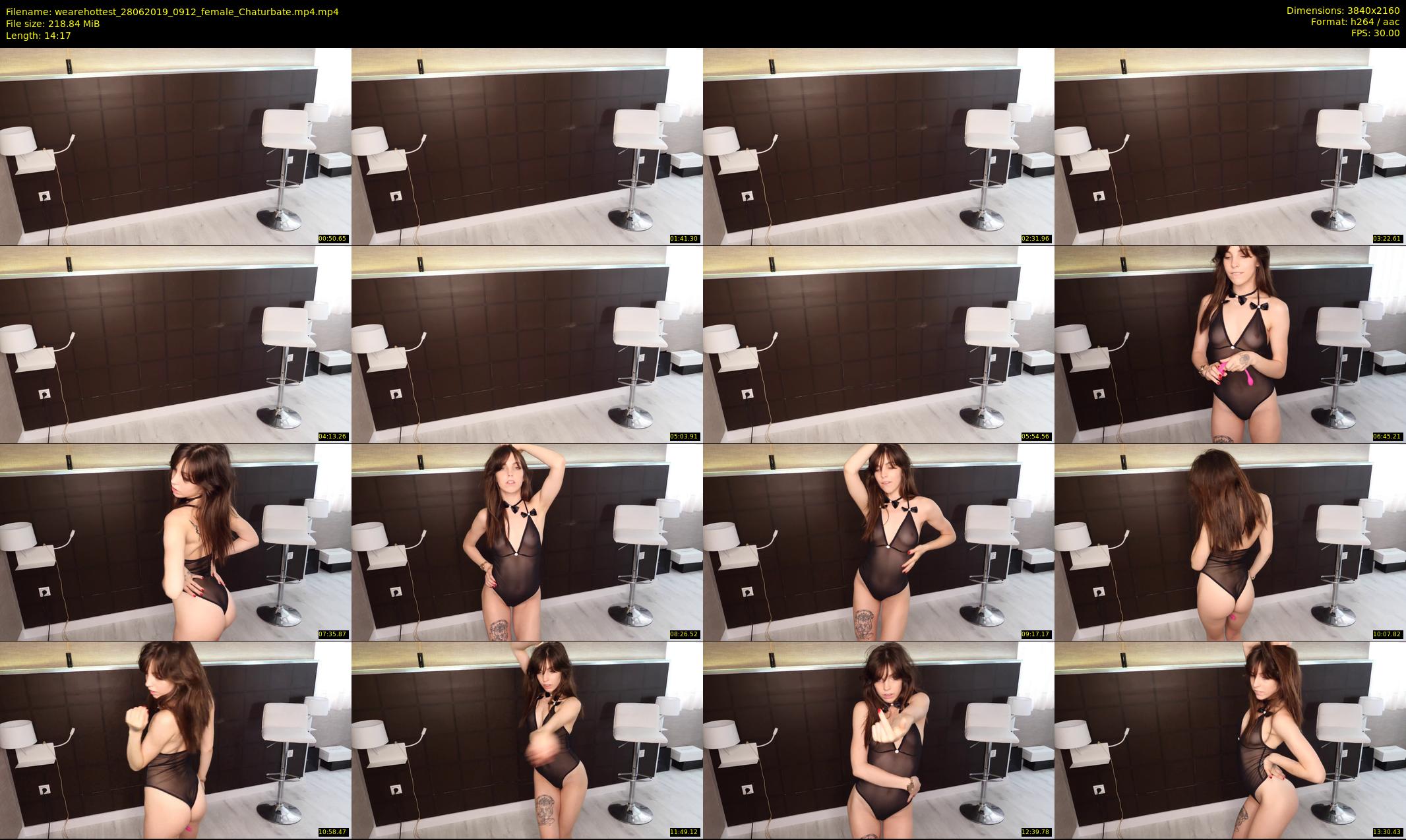 wearehottest — 15 minute Chaturbate couple cam show recording, 4K, Jun 28, 2019