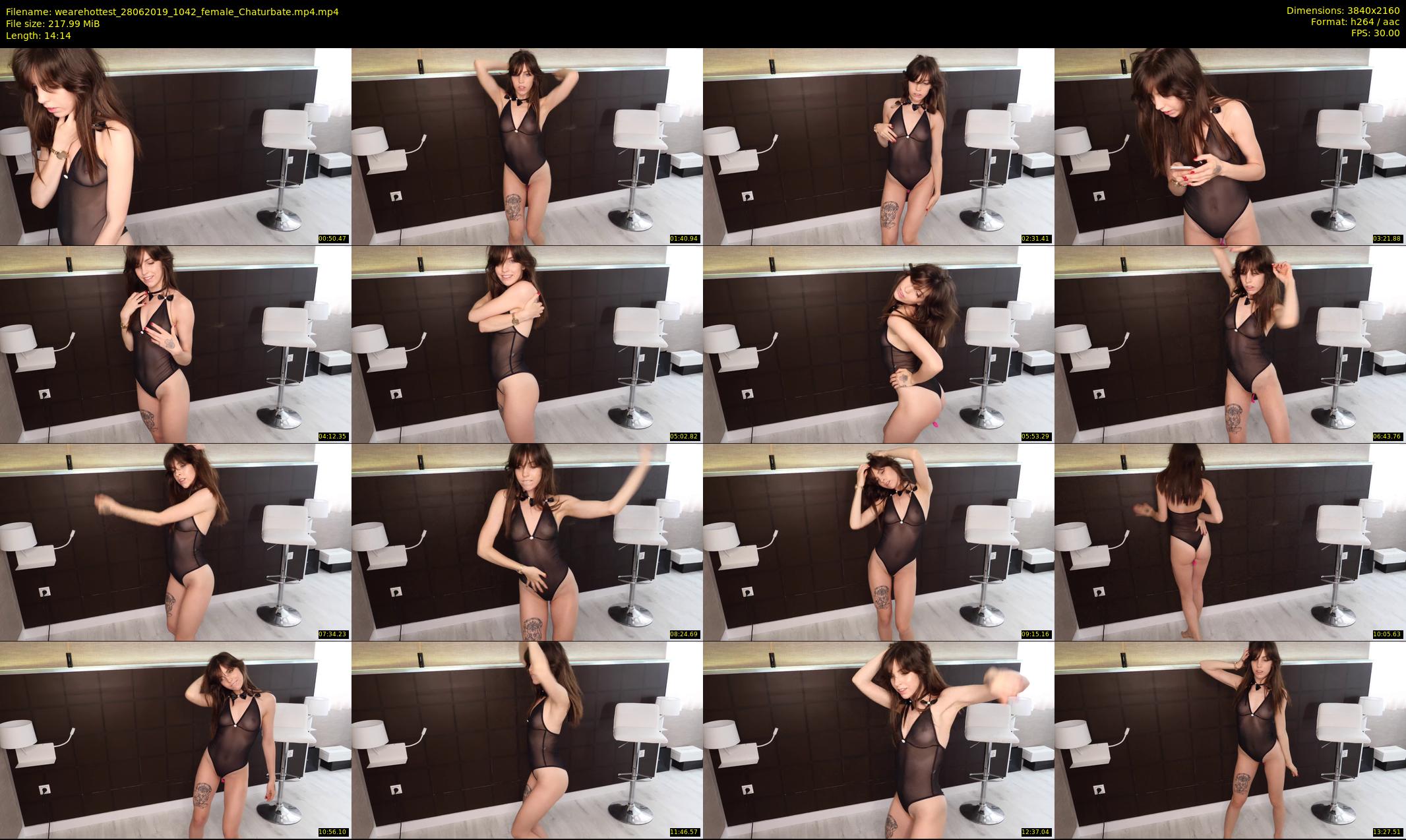 wearehottest — 15 minute Chaturbate couple cam show recording, 4K, Jun 28, 2019