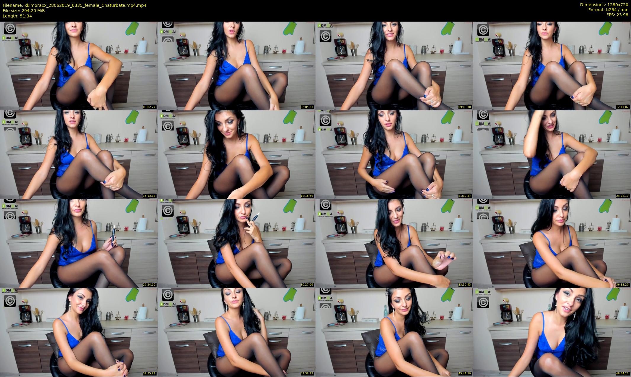 xkimoraxx — 52 minute Chaturbate female cam show recording, 720p, Jun 28, 2019
