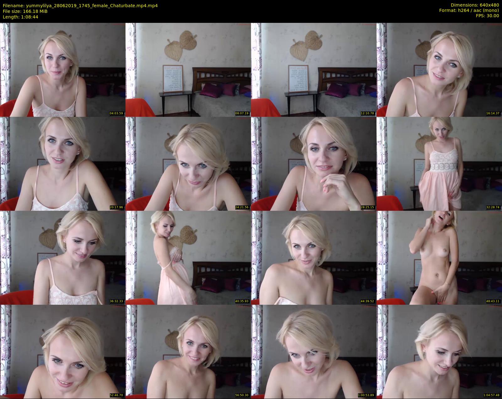yummylilya — 69 minute Chaturbate female cam show recording, 480p, Jun 28, 2019