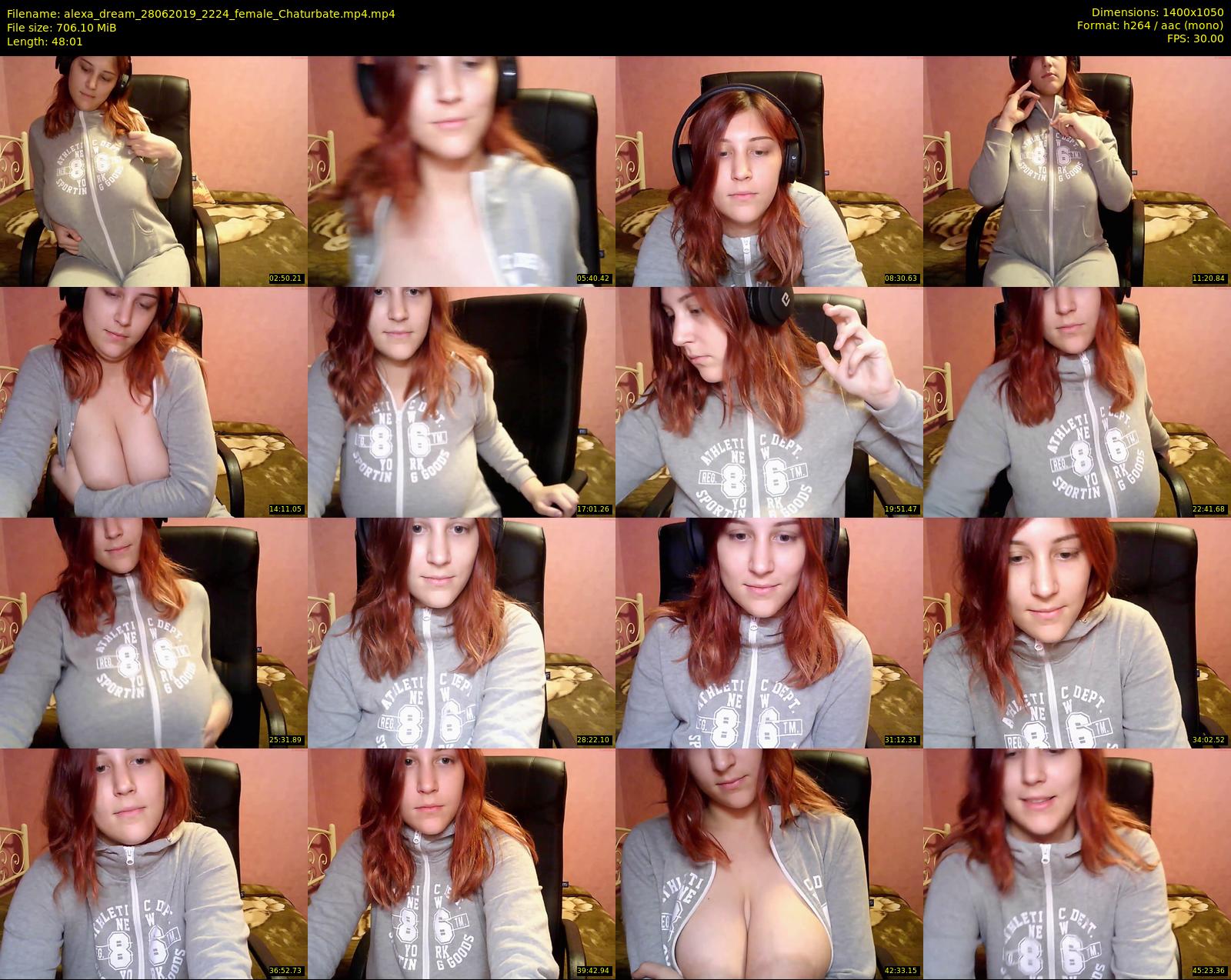alexa_dream — 49 minute Chaturbate female cam show recording, 720p, Jun 28, 2019