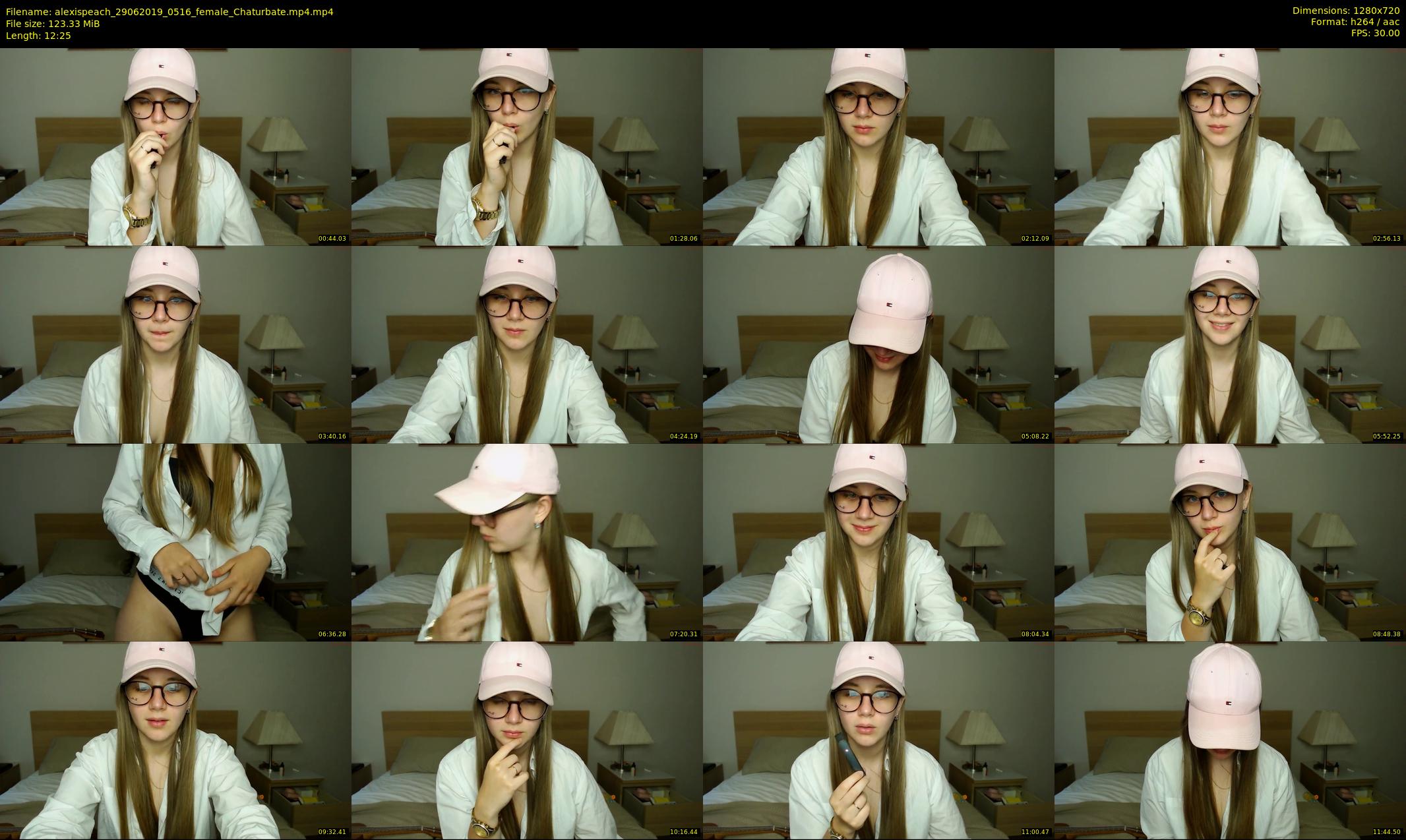 alexispeach — 13 minute Chaturbate female cam show recording, 720p, Jun 29, 2019
