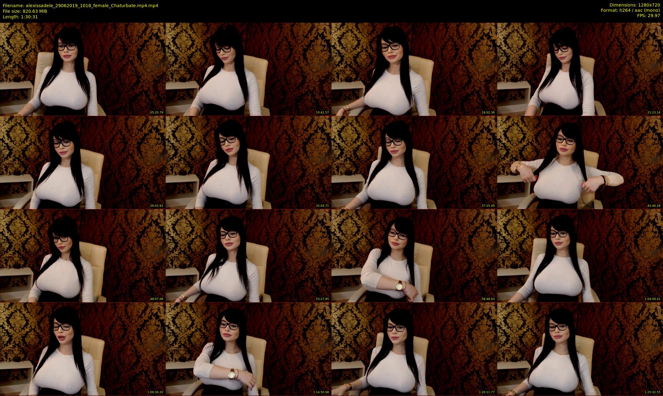 alexissadele — 91 minute Chaturbate female cam show recording, 720p, Jun 29, 2019