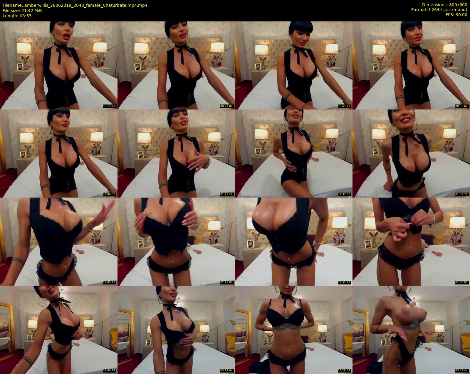 amberwillis — 4 minute Chaturbate female cam show recording, 480p, Jun 28, 2019