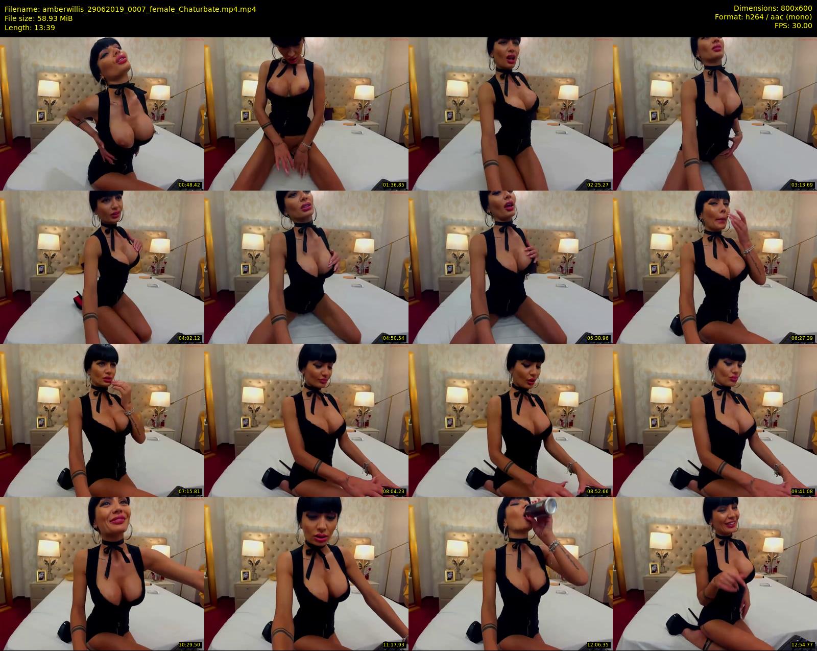 amberwillis — 14 minute Chaturbate female cam show recording, 480p, Jun 29, 2019