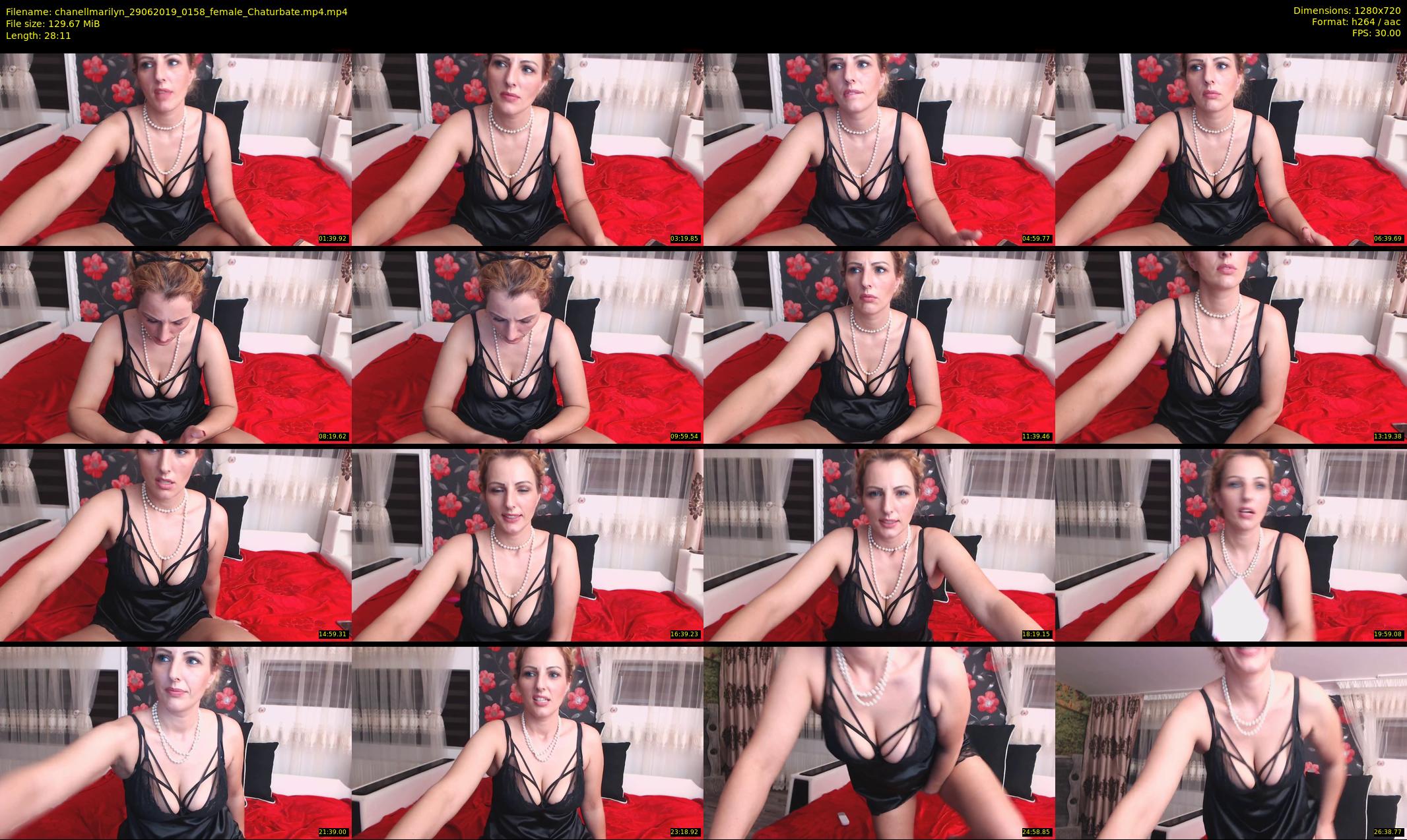 chanellmarilyn — 29 minute Chaturbate female cam show recording, 720p, Jun 29, 2019