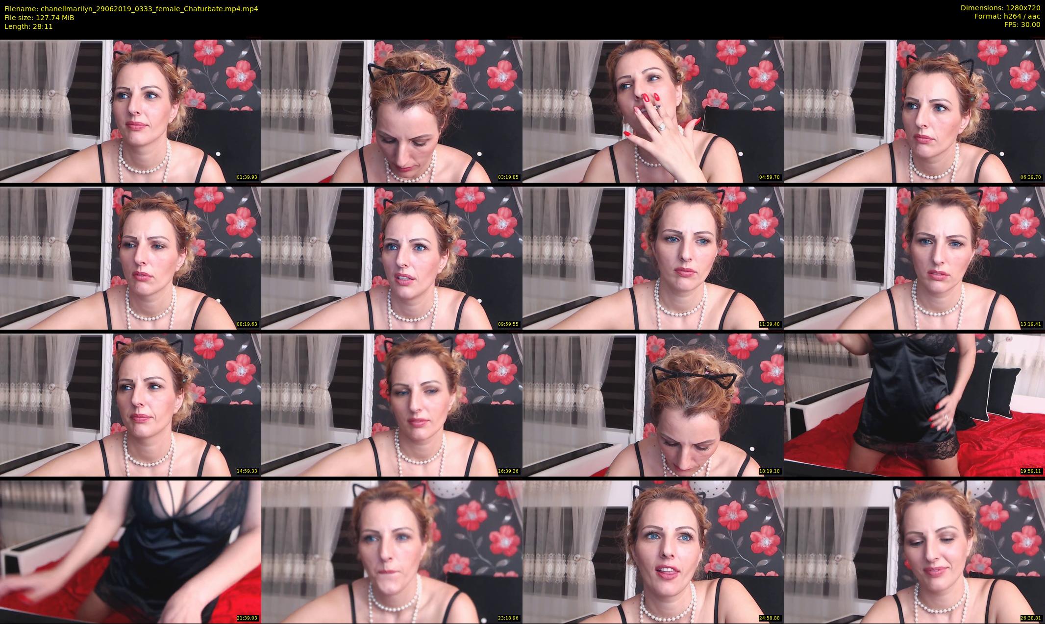 chanellmarilyn — 29 minute Chaturbate female cam show recording, 720p, Jun 29, 2019