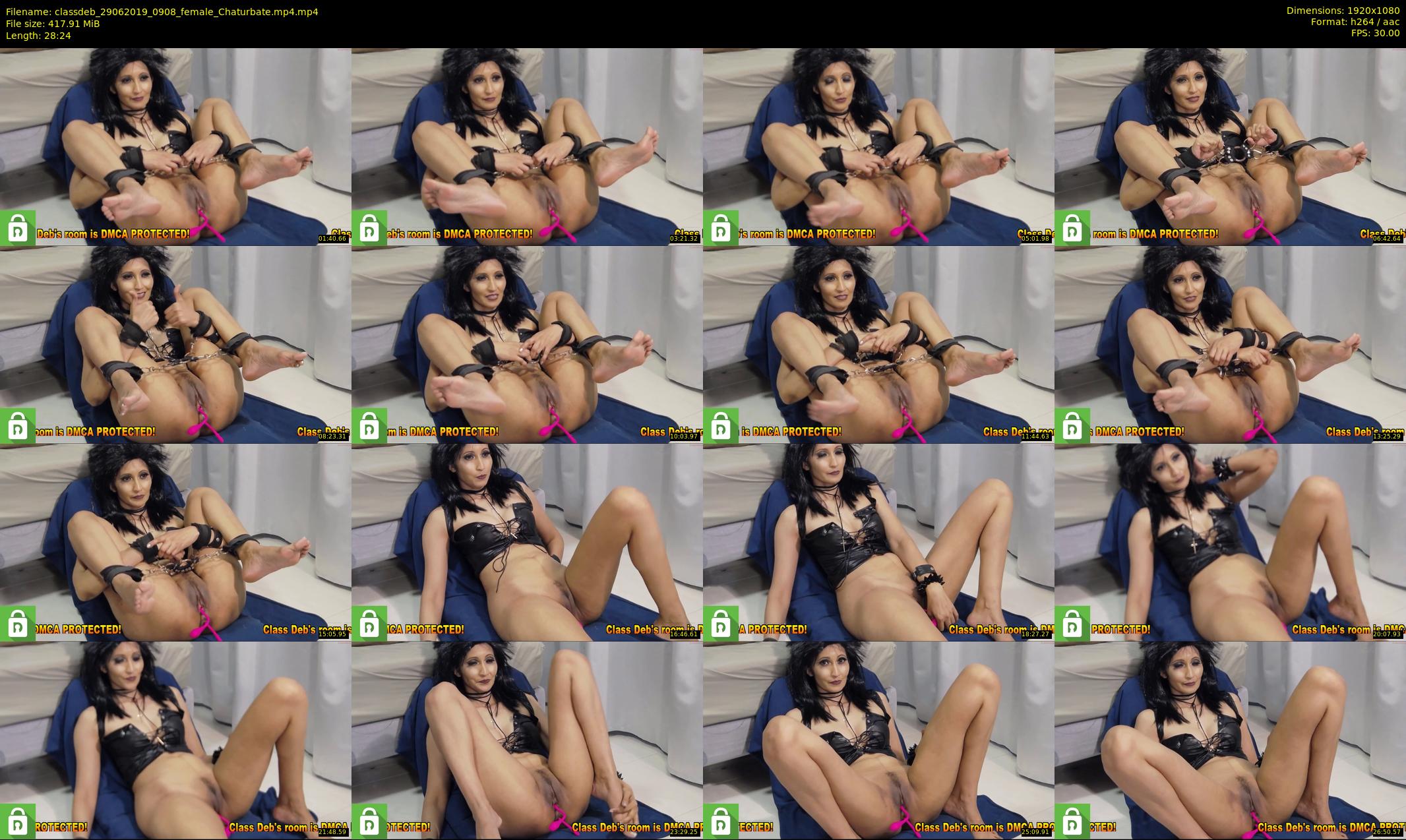 classdeb — 29 minute Chaturbate female cam show recording, 1080p, Jun 29, 2019