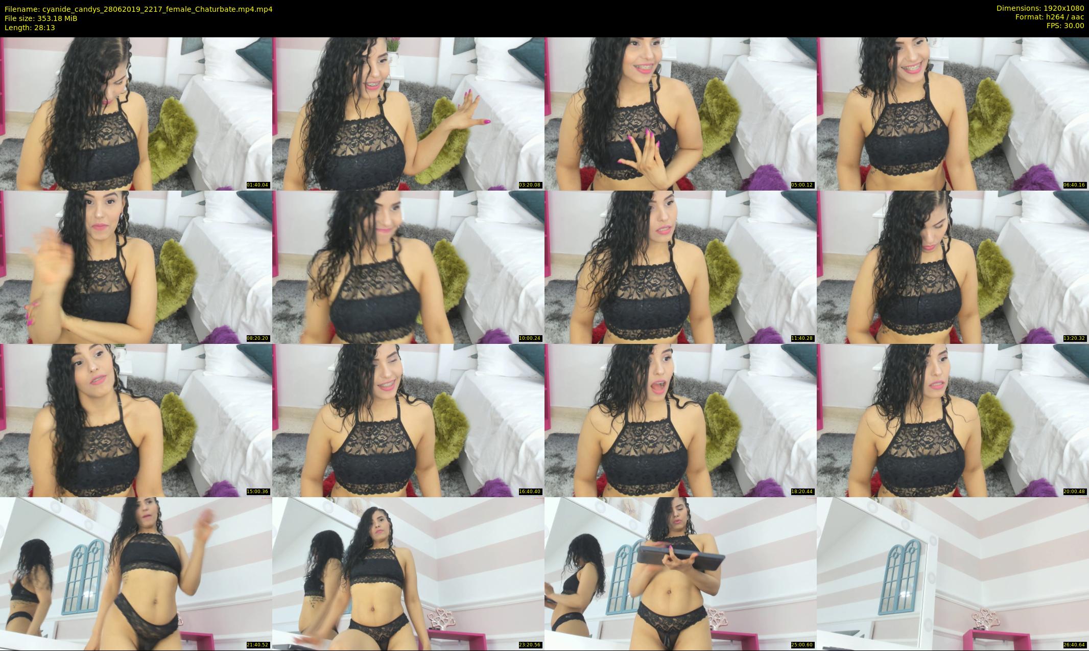 cyanide_candys — 29 minute Chaturbate female cam show recording, 1080p, Jun 28, 2019