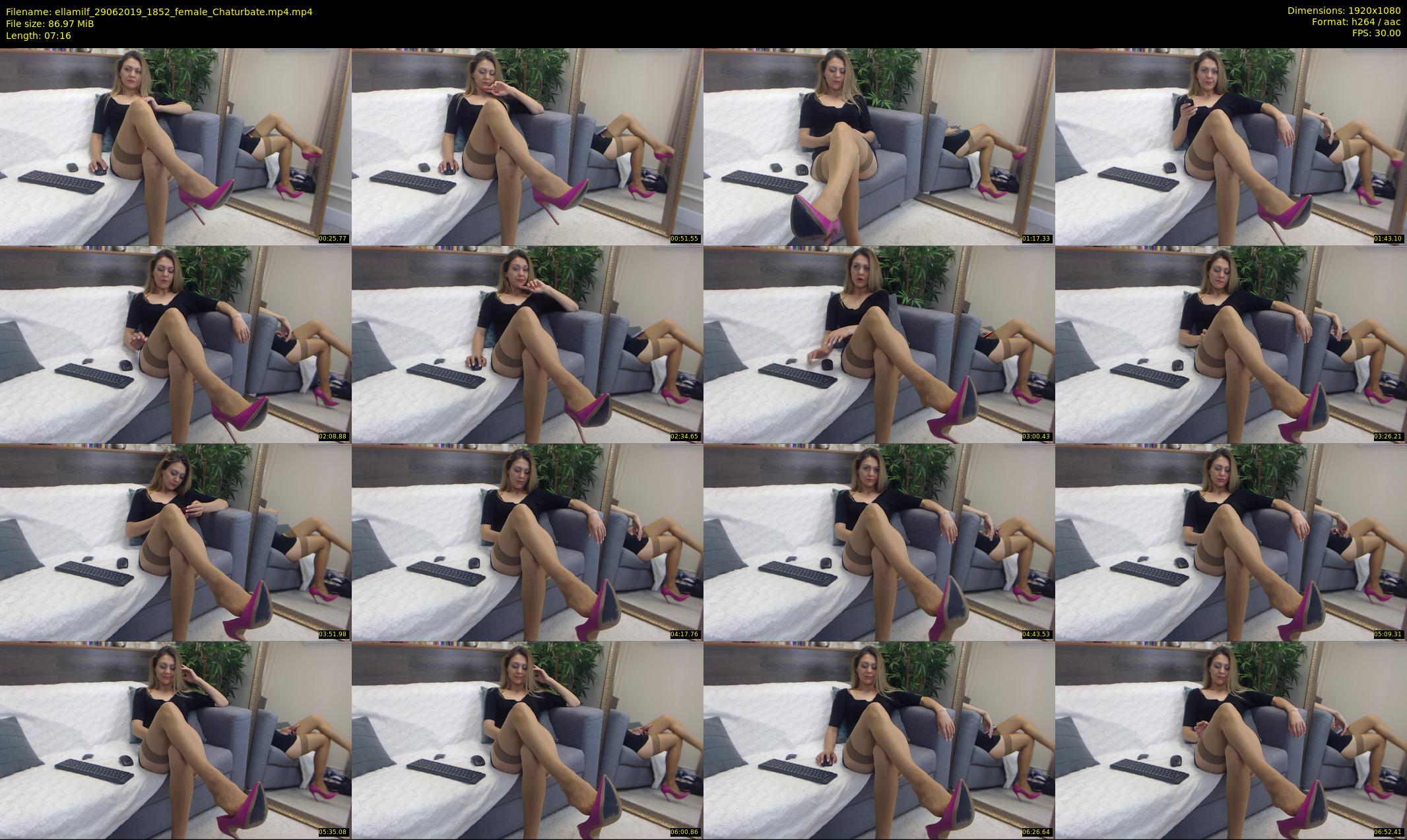 ellamilf — 8 minute Chaturbate female cam show recording, 1080p, Jun 29, 2019