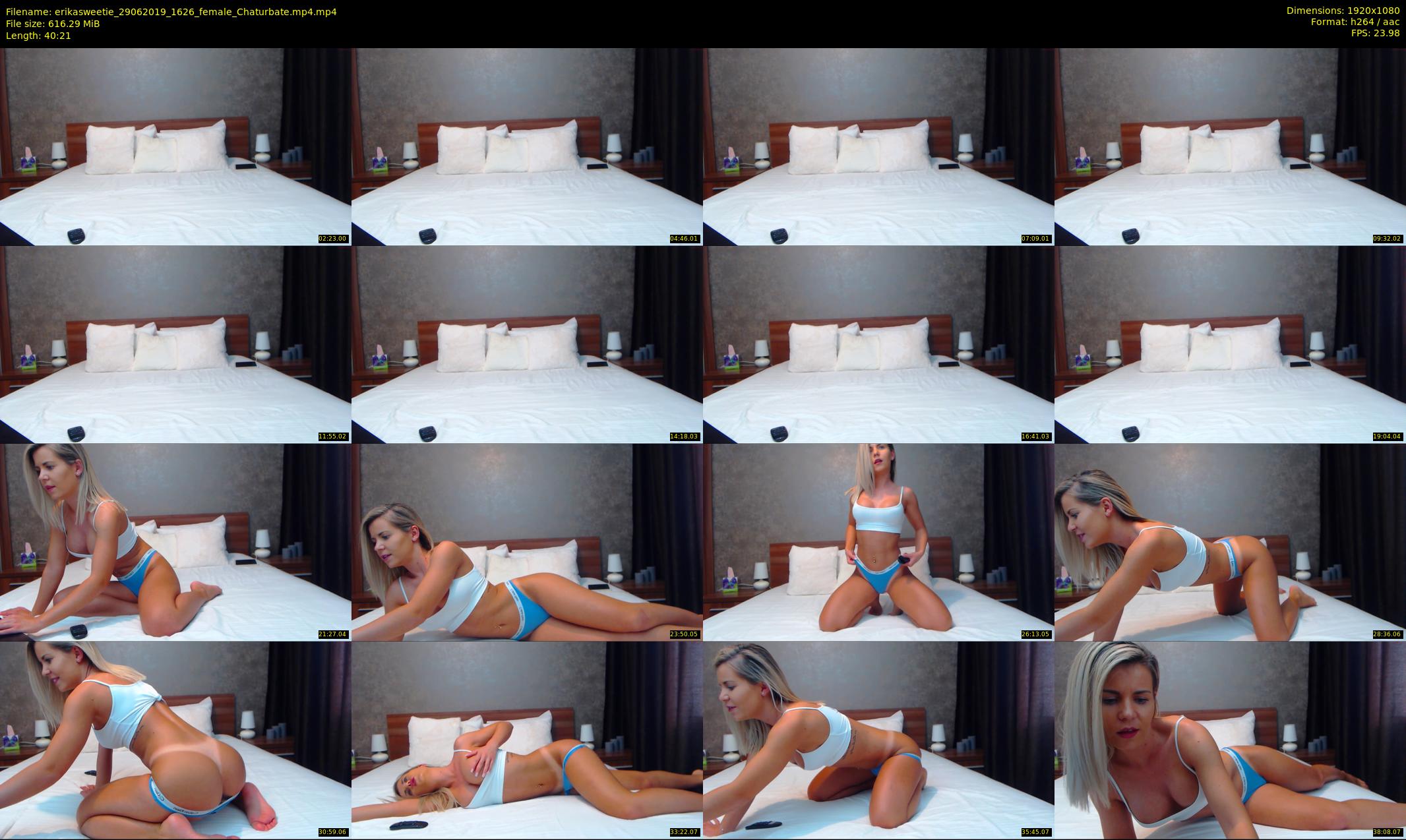erikasweetie — 41 minute Chaturbate female cam show recording, 1080p, Jun 29, 2019