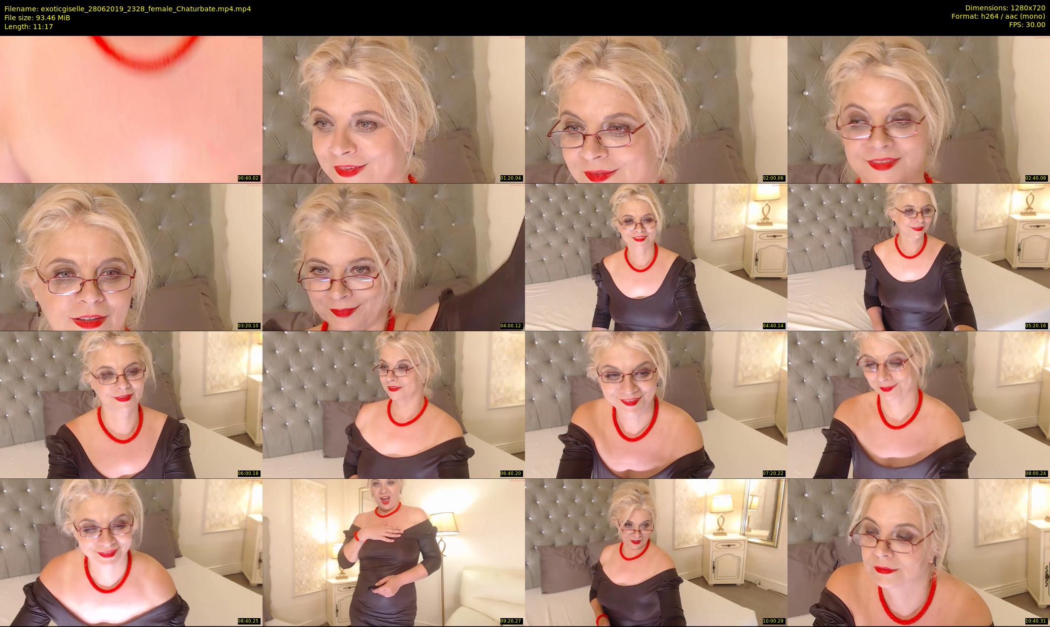 exoticgiselle — 12 minute Chaturbate female cam show recording, 720p, Jun 28, 2019