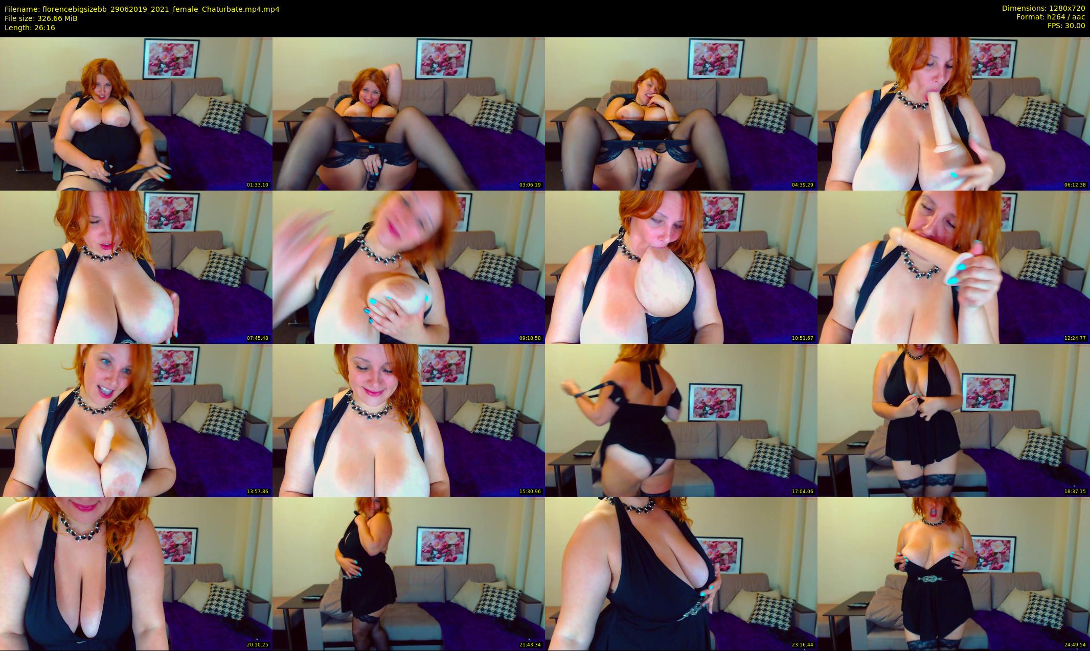 florencebigsizebb — 27 minute Chaturbate female cam show recording, 720p, Jun 29, 2019