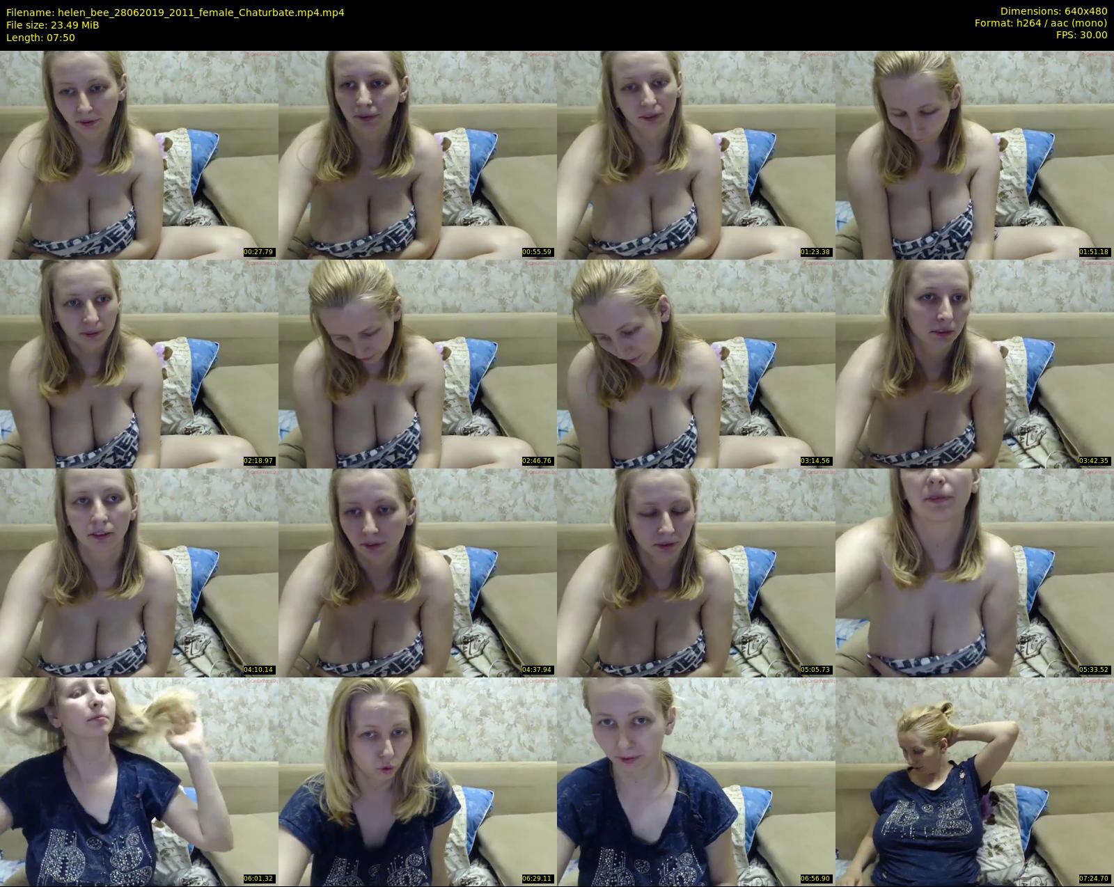 helen_bee — 8 minute Chaturbate female cam show recording, 480p, Jun 28, 2019
