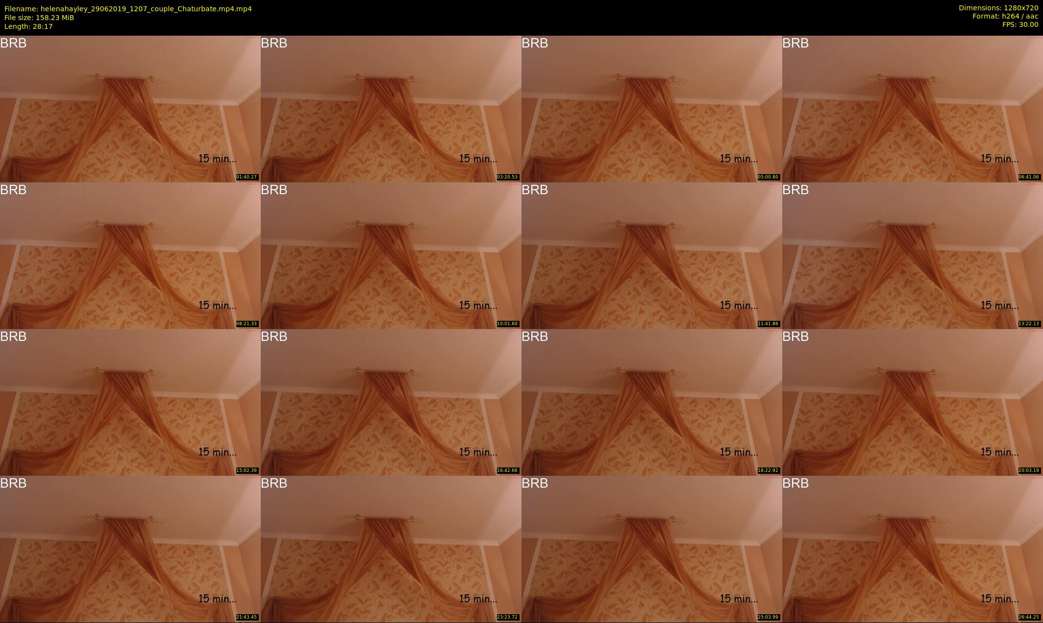 helenahayley — 29 minute Chaturbate female cam show recording, 720p, Jun 29, 2019