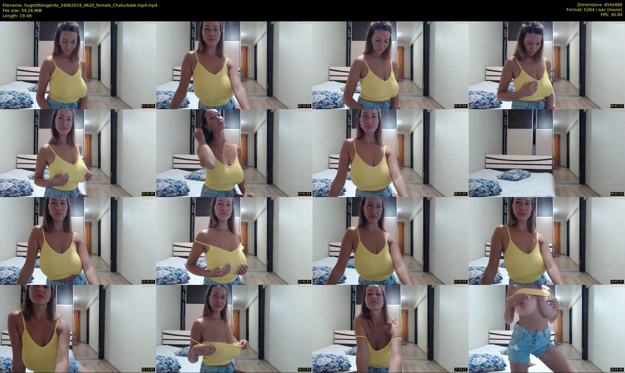 hugetittiesgerda — 20 minute Chaturbate female cam show recording, 480p, Jun 29, 2019