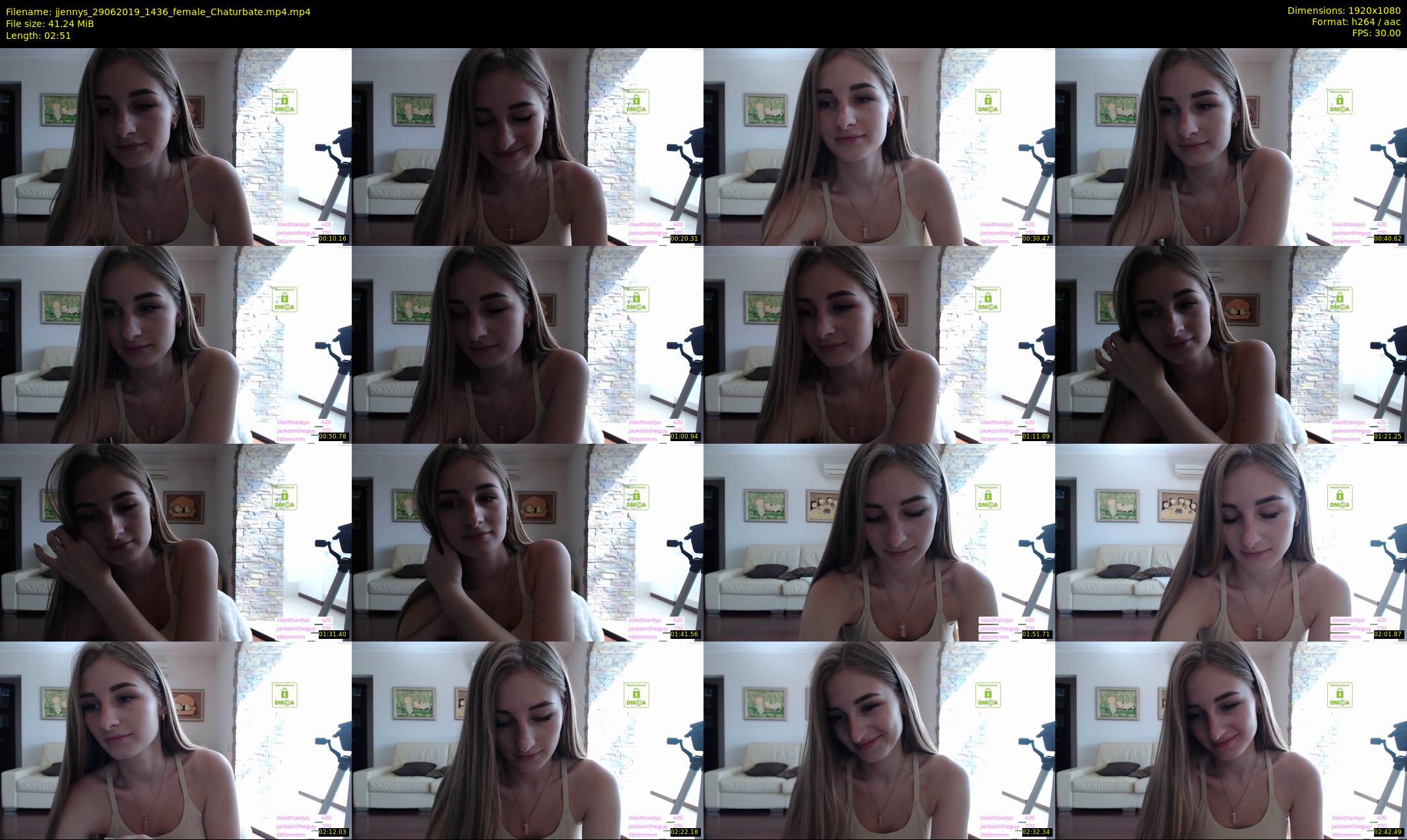 jjennys — 3 minute Chaturbate female cam show recording, 1080p, Jun 29, 2019