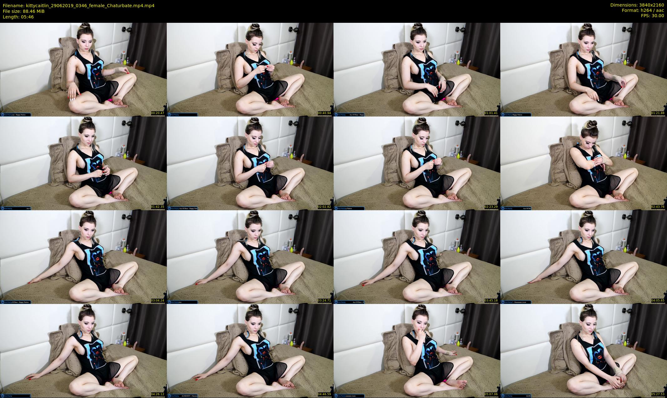 kittycaitlin — 6 minute Chaturbate female cam show recording, 4K, Jun 29, 2019
