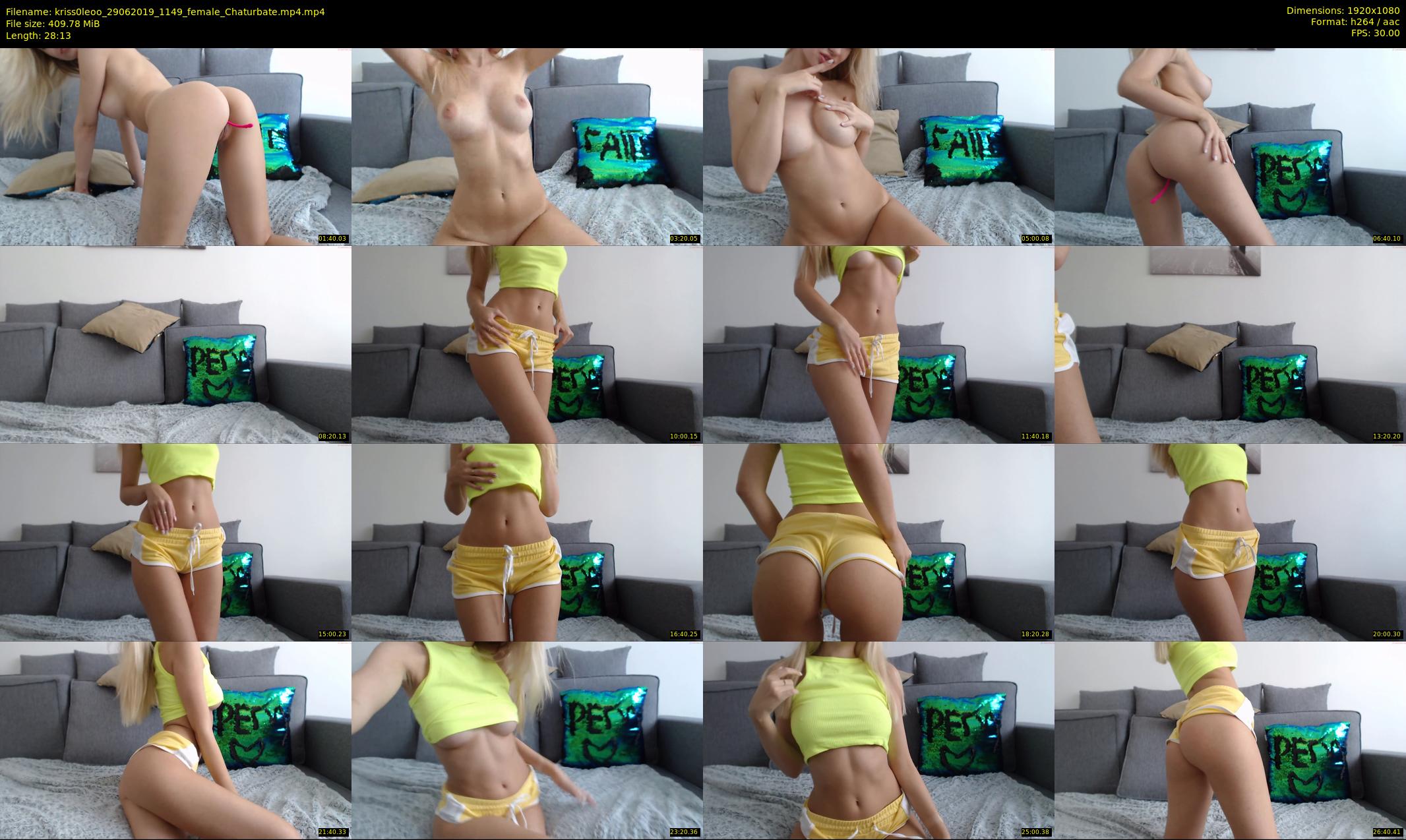kriss0leoo — 29 minute Chaturbate couple cam show recording, 1080p, Jun 29, 2019