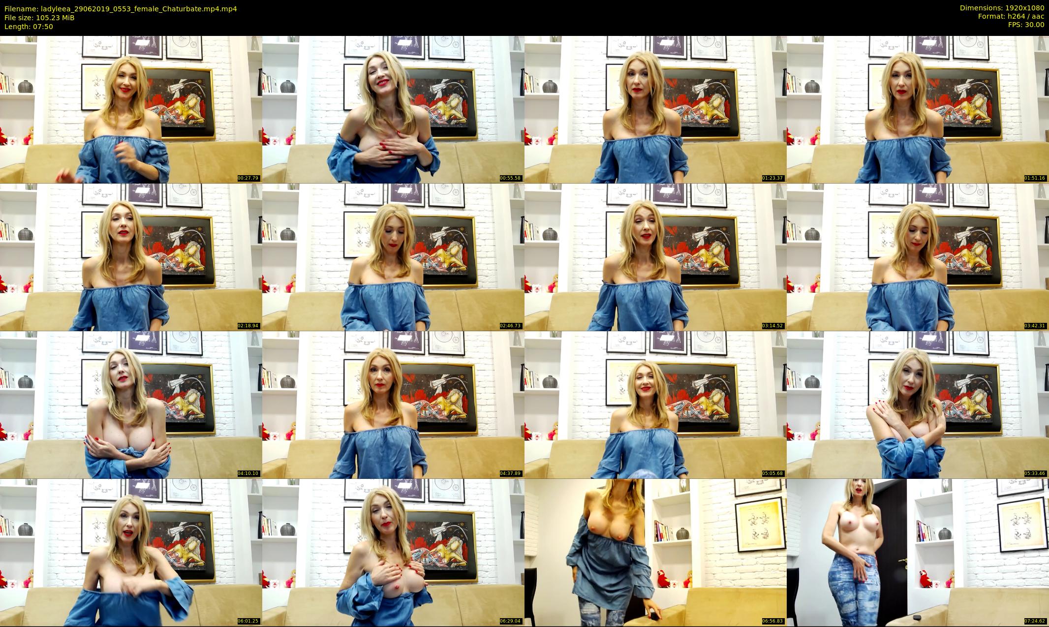 ladyleea — 8 minute Chaturbate female cam show recording, 1080p, Jun 29, 2019
