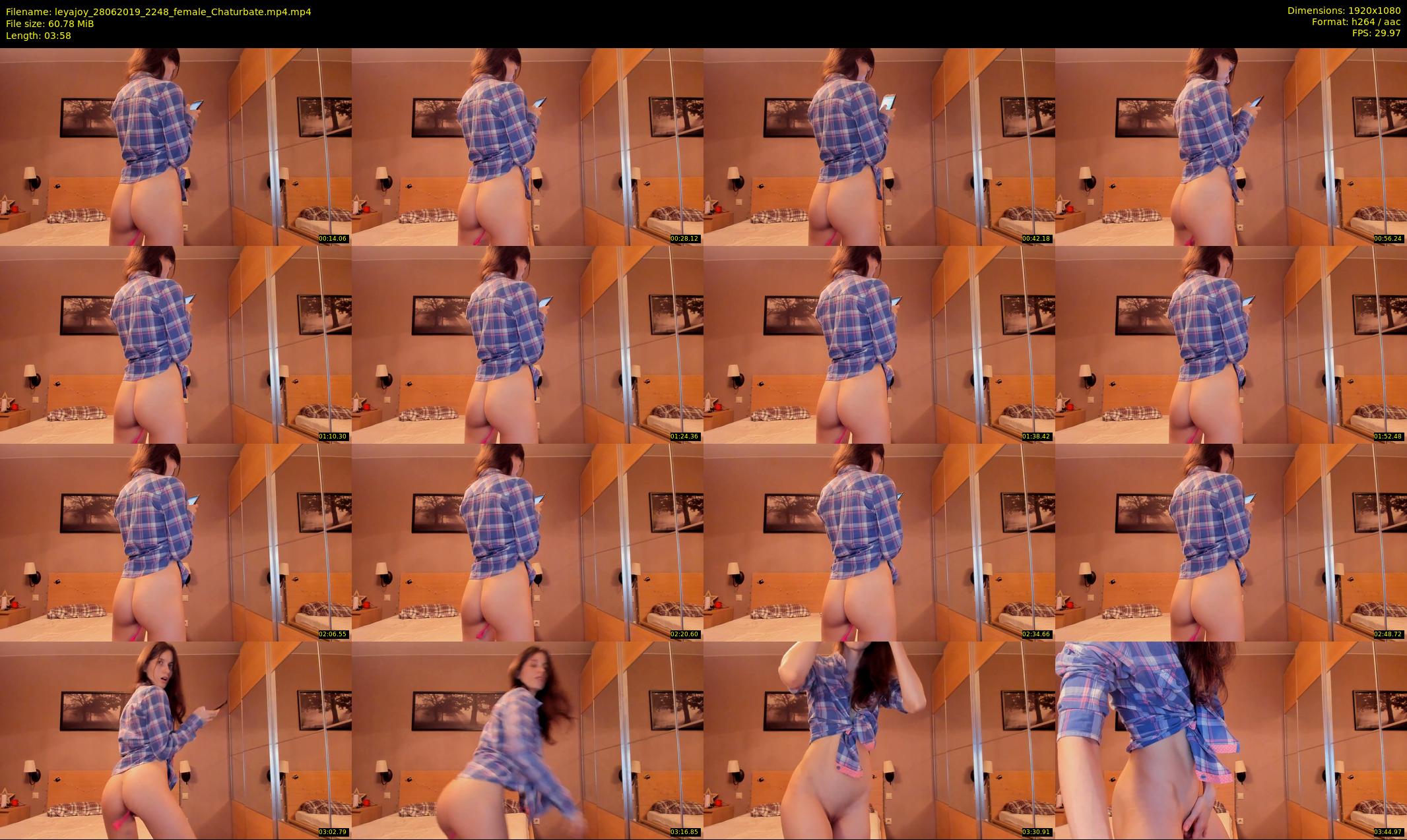 leyajoy — 4 minute Chaturbate female cam show recording, 1080p, Jun 28, 2019