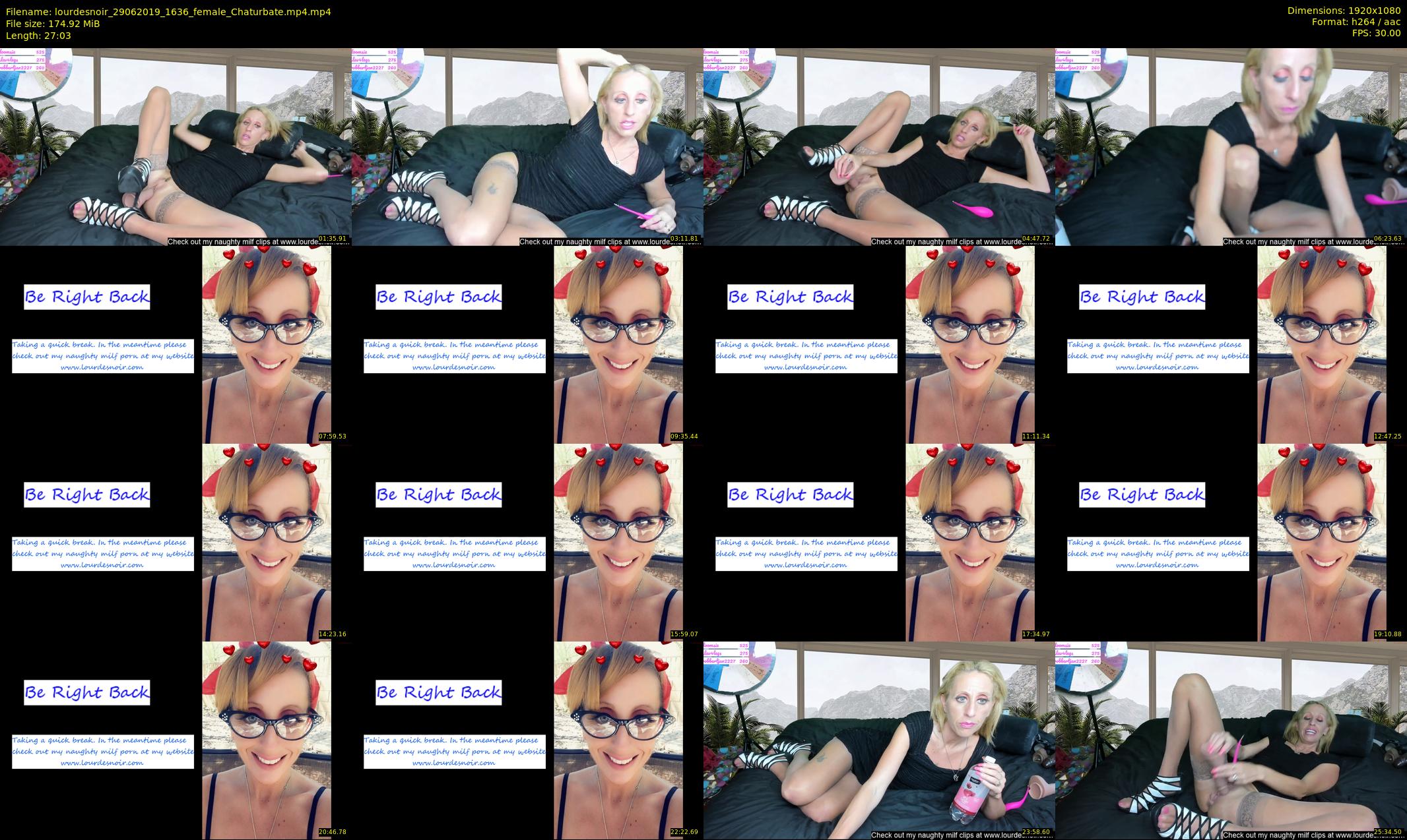 lourdesnoir — 28 minute Chaturbate female cam show recording, 1080p, Jun 29, 2019