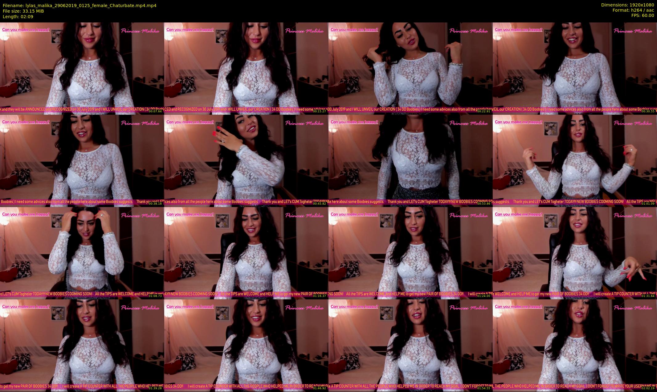 lylas_malika — 3 minute Chaturbate female cam show recording, 1080p, Jun 29, 2019