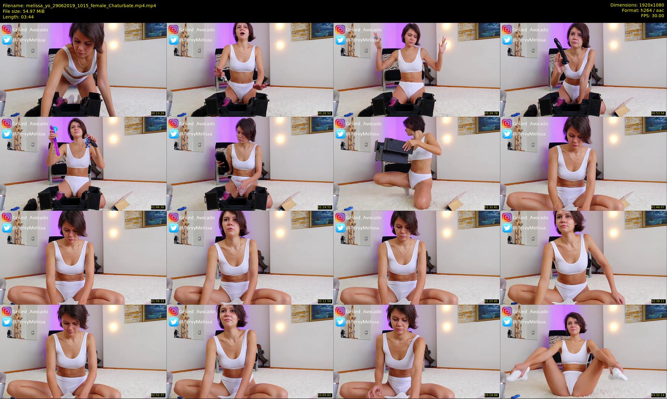 melissa_yo — 4 minute Chaturbate female cam show recording, 1080p, Jun 29, 2019