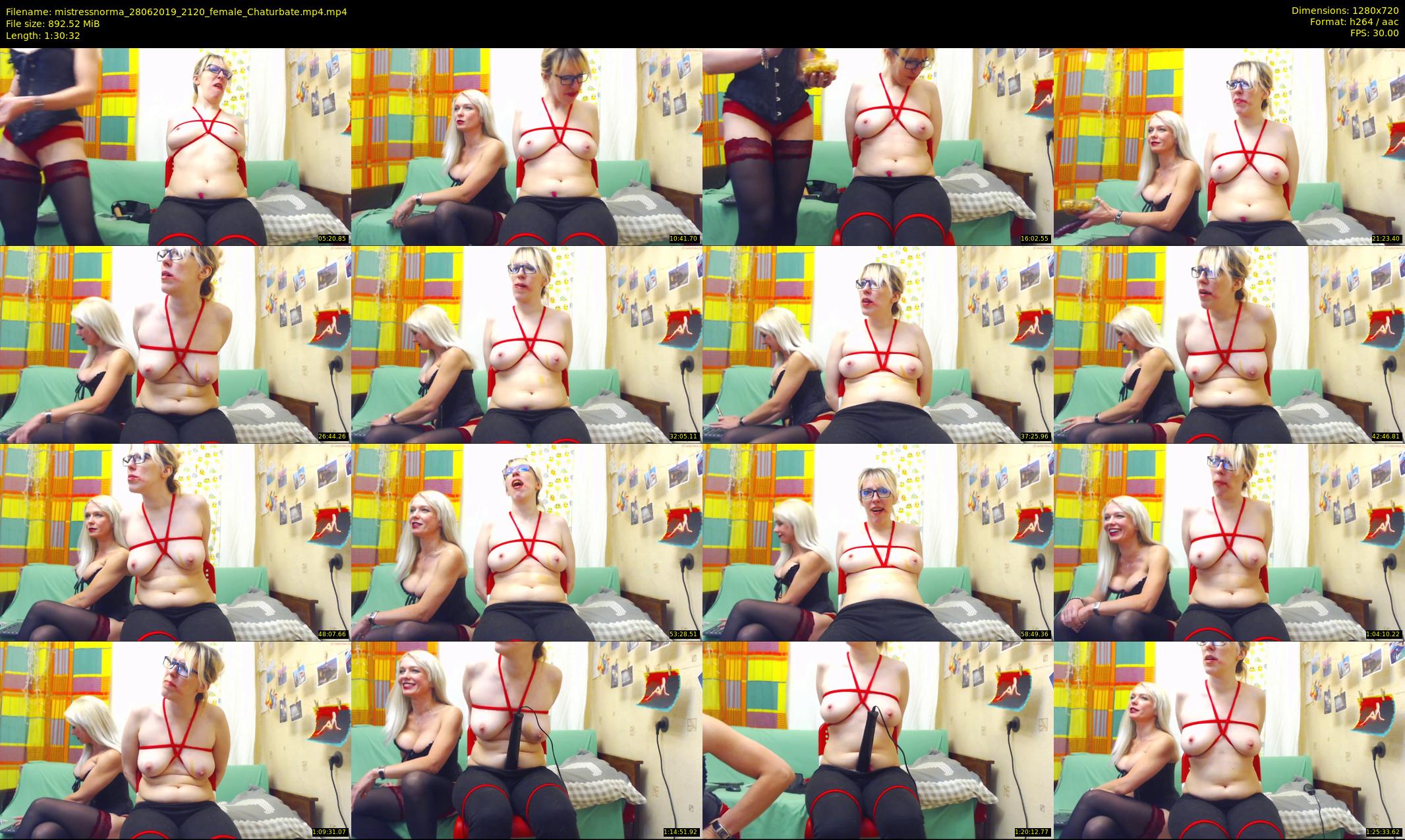 mistressnorma — 91 minute Chaturbate female cam show recording, 720p, Jun 28, 2019