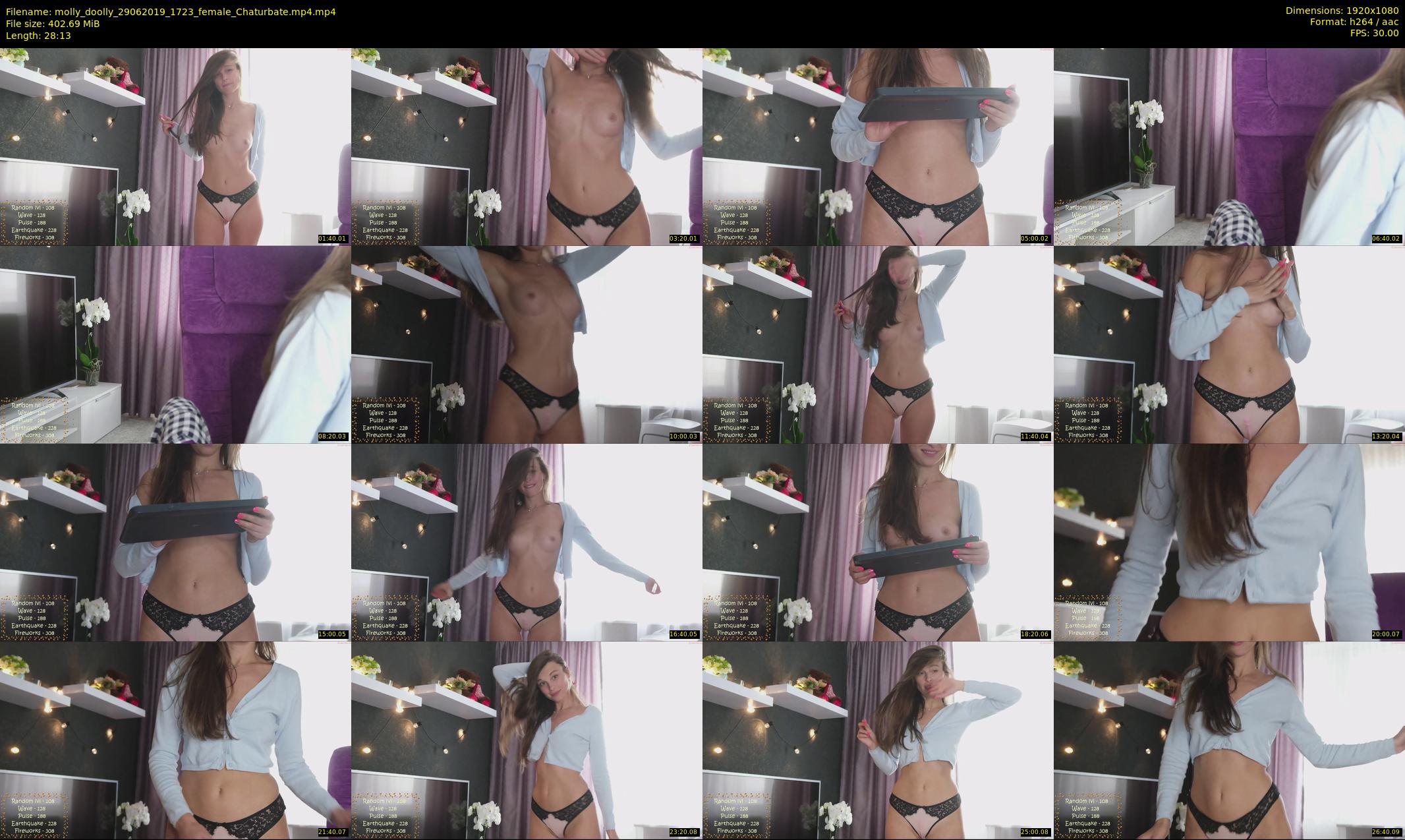 molly_doolly — 29 minute Chaturbate female cam show recording, 1080p, Jun 29, 2019