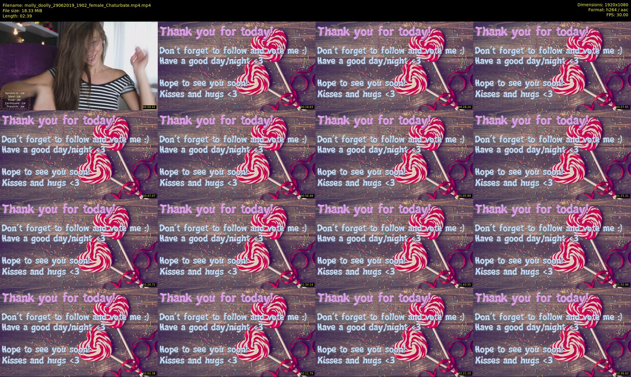 molly_doolly — 3 minute Chaturbate female cam show recording, 1080p, Jun 29, 2019