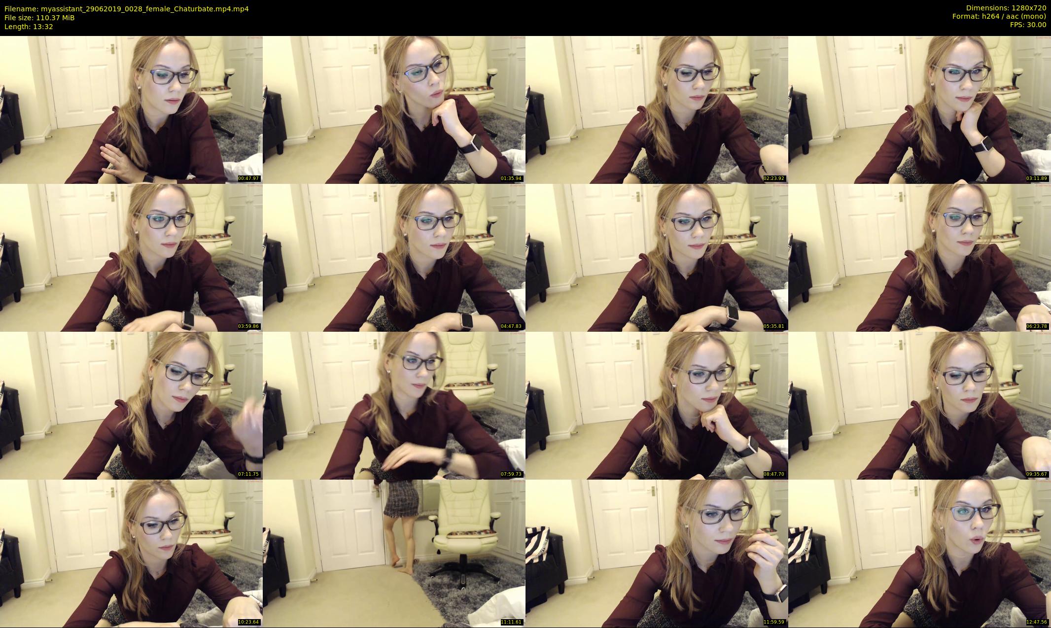 myassistant — 14 minute Chaturbate female cam show recording, 720p, Jun 29, 2019