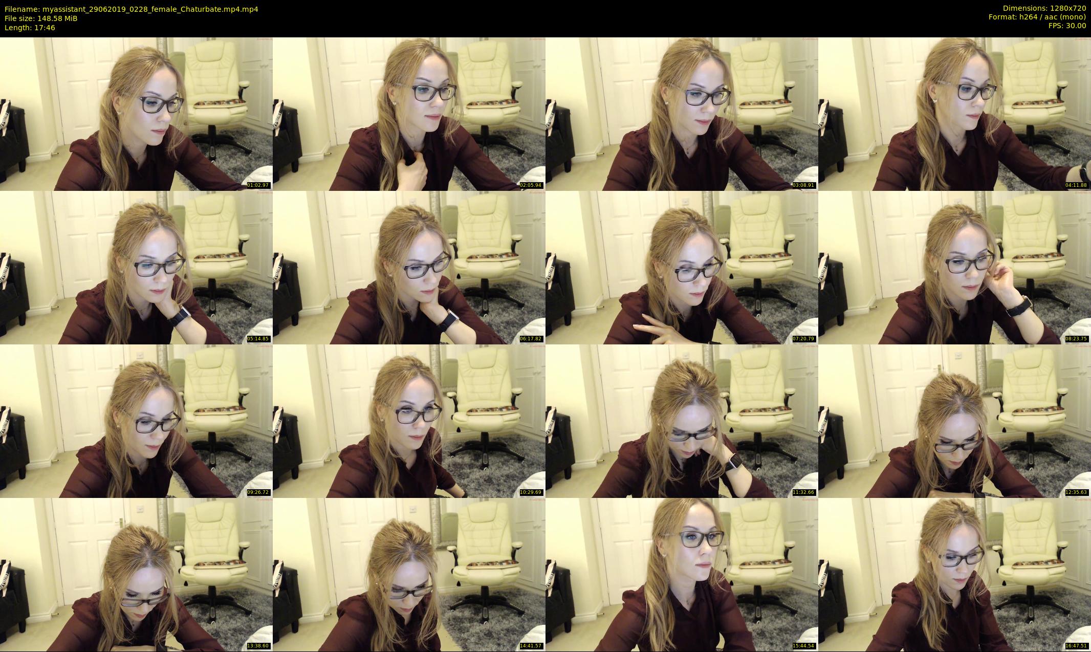 myassistant — 18 minute Chaturbate female cam show recording, 720p, Jun 29, 2019