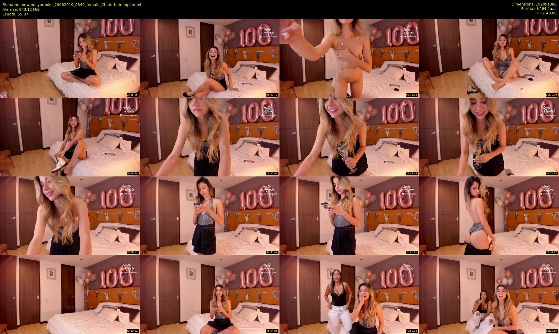 newmollybrooke — 56 minute Chaturbate female cam show recording, 1080p, Jun 29, 2019