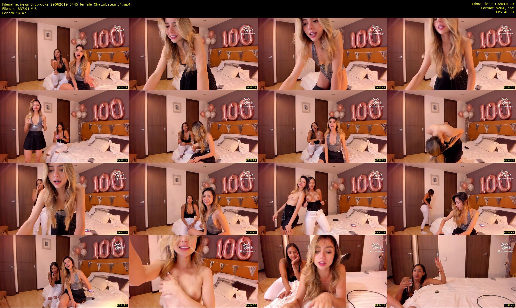 newmollybrooke — 55 minute Chaturbate female cam show recording, 1080p, Jun 29, 2019