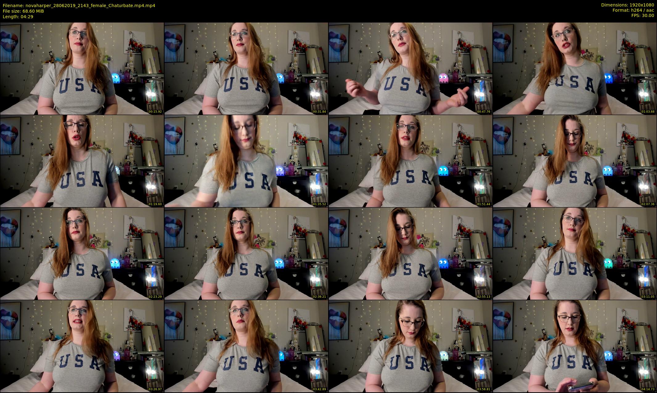 novaharper — 5 minute Chaturbate female cam show recording, 1080p, Jun 28, 2019